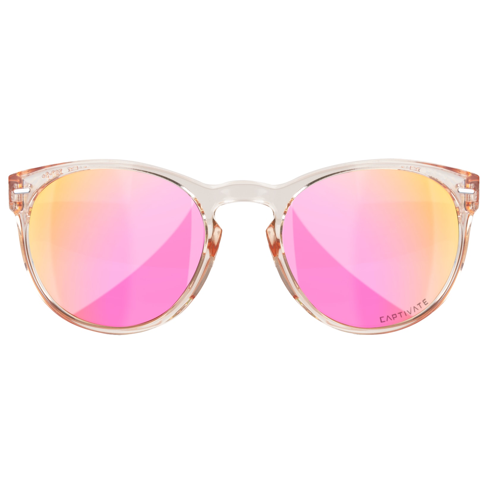 Okulary damskie Wiley X Covert - Captivate Polarized Rose Gold Mirror/ Gloss Crystal Blush
