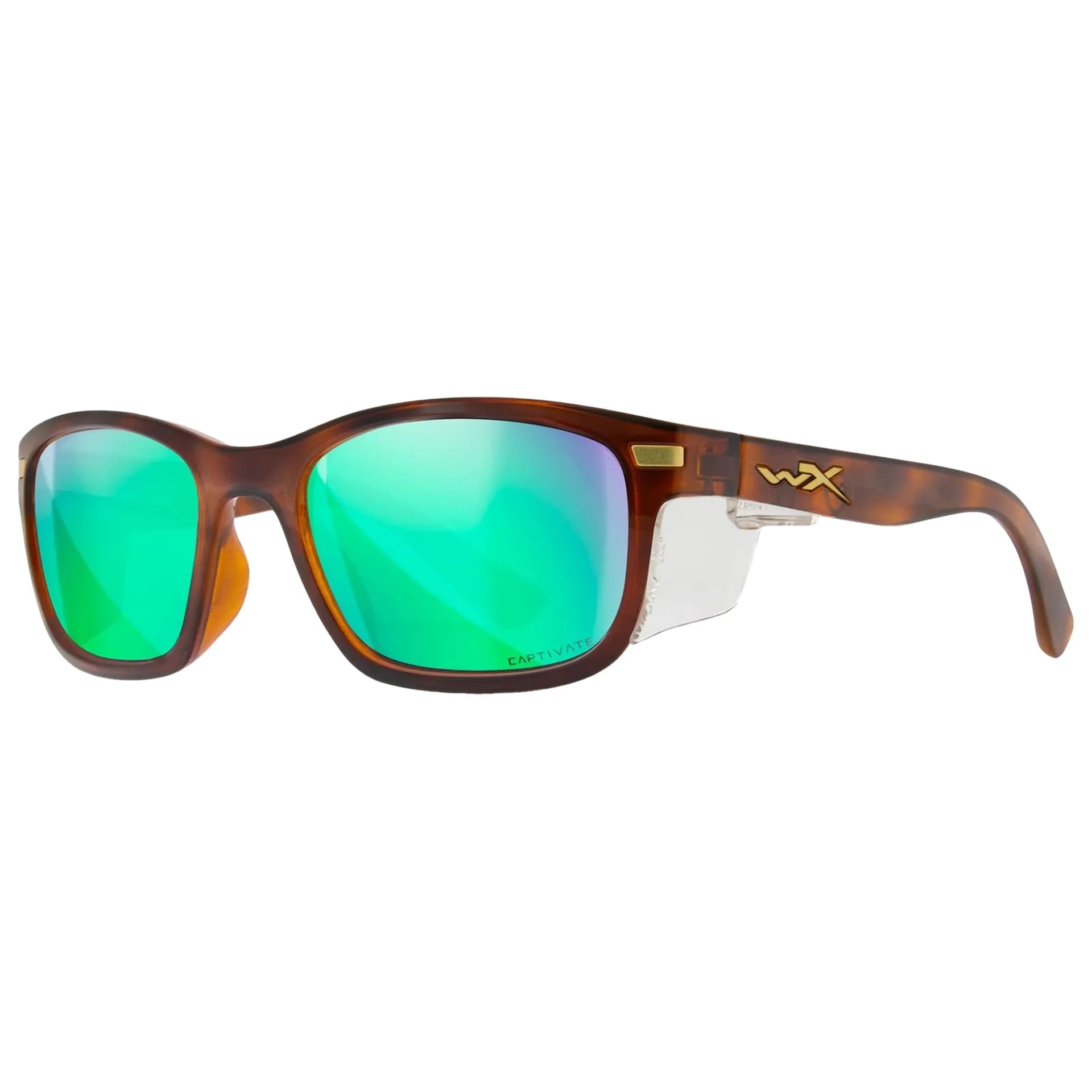 Тактичні окуляри Wiley X Helix - Captivate Polarized Green Mirror/Gloss Demi Brown