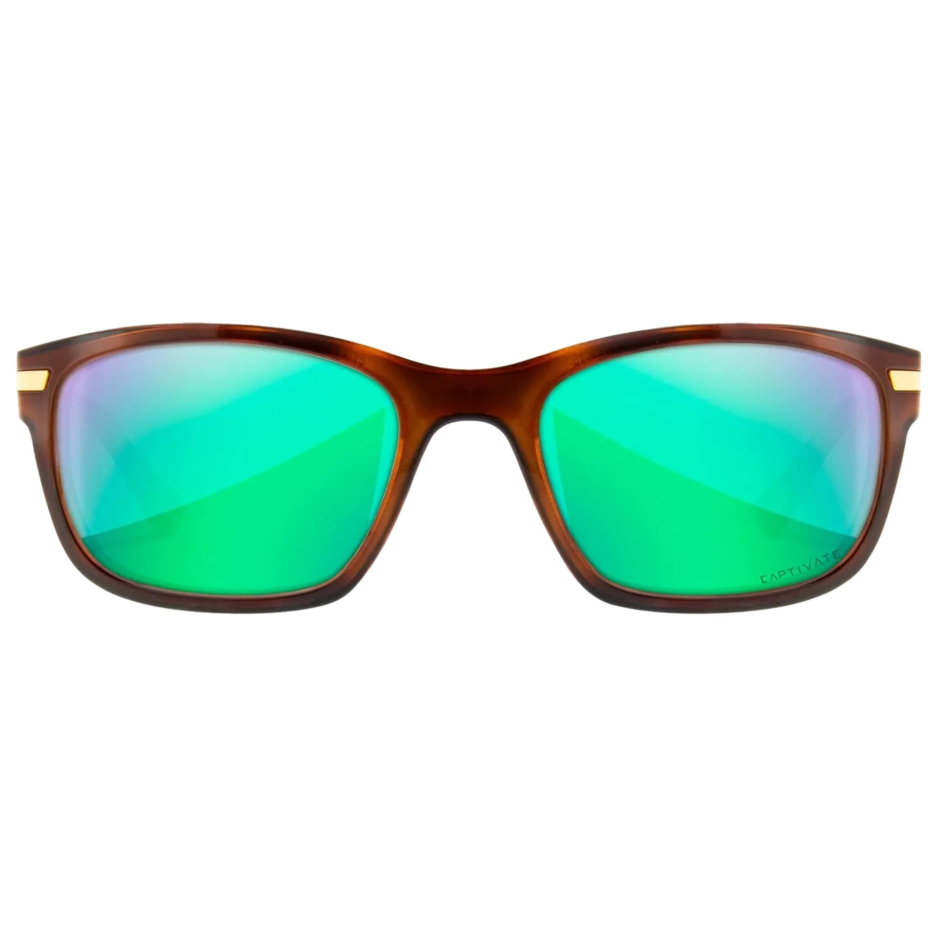 Okulary taktyczne Wiley X Helix - Captivate Polarized Green Mirror/Gloss Demi Brown