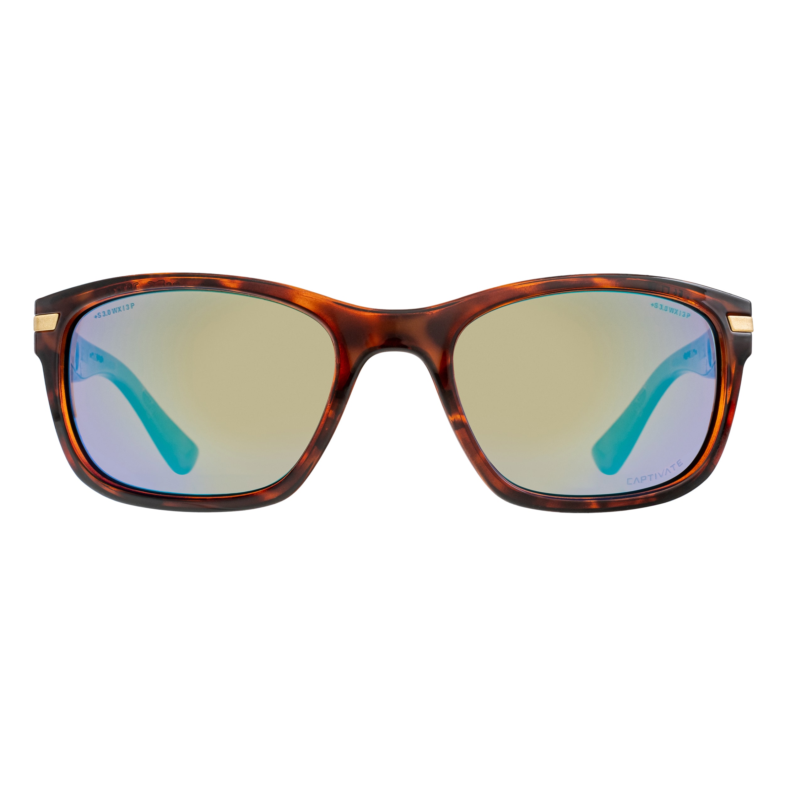 Okulary taktyczne Wiley X Helix - Captivate Polarized Green Mirror/Gloss Demi Brown