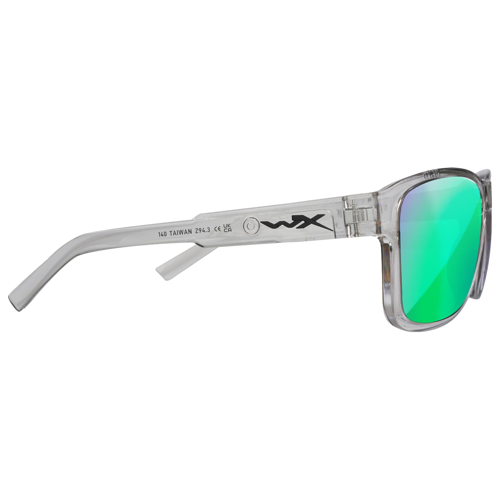 Okulary Wiley X Trek - Captivate Polarized Green Mirror/Gloss Crystal Light Grey