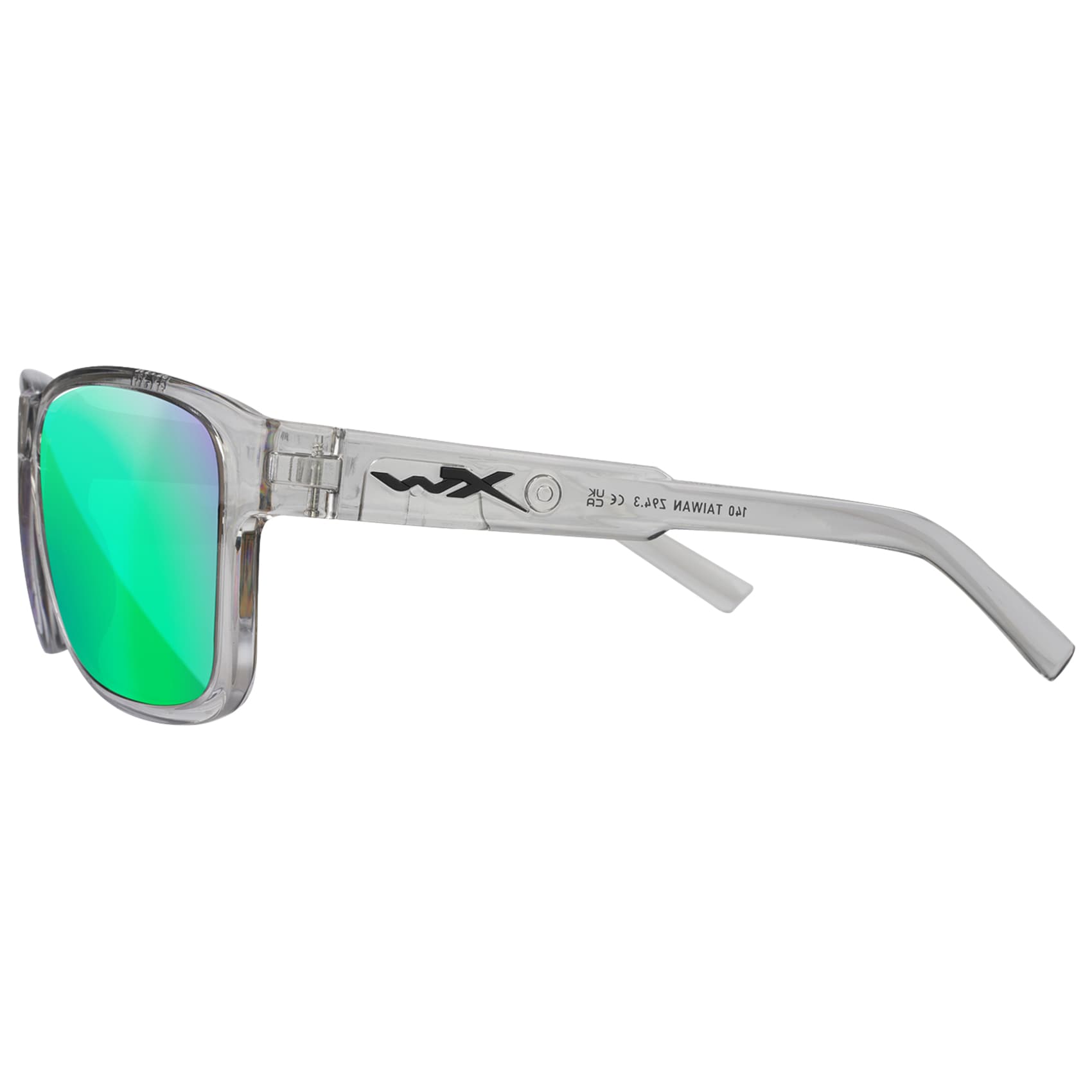 Okulary Wiley X Trek - Captivate Polarized Green Mirror/Gloss Crystal Light Grey