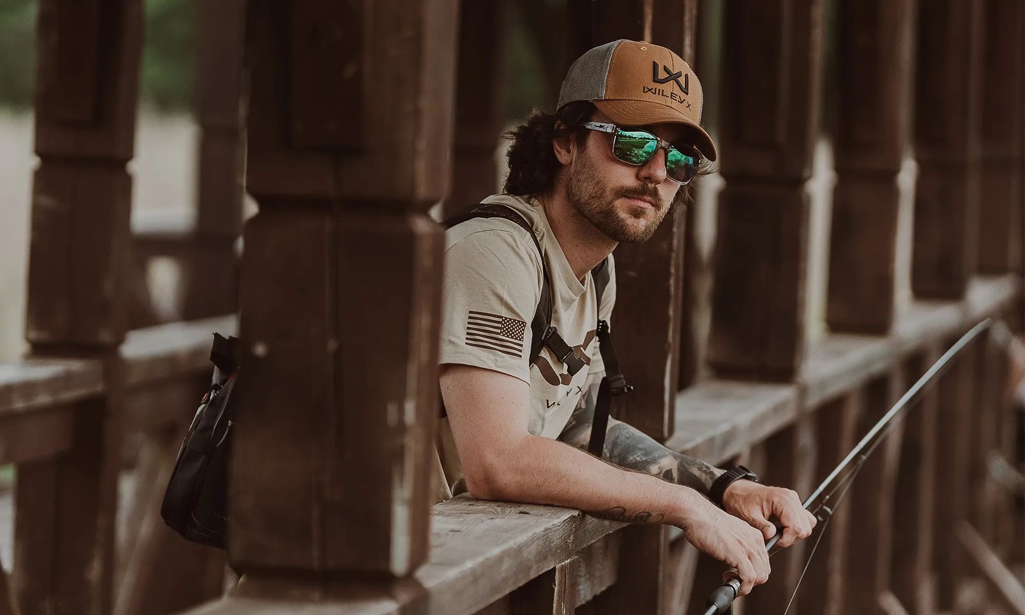 Okulary Wiley X Trek - Captivate Polarized Green Mirror/Gloss Crystal Light Grey