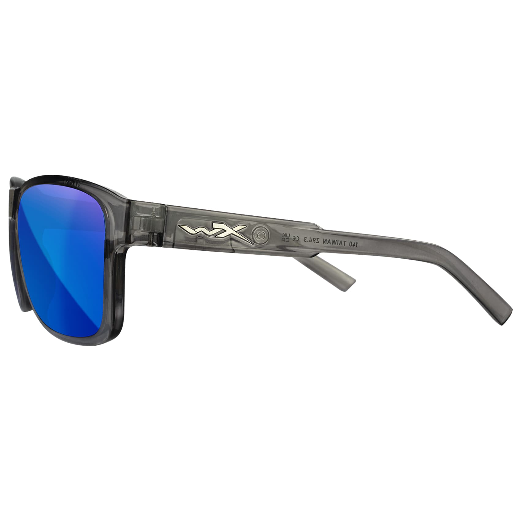 Okulary Wiley X Trek - Captivate Polarized Blue Mirror/Gloss Crystal Dark Grey