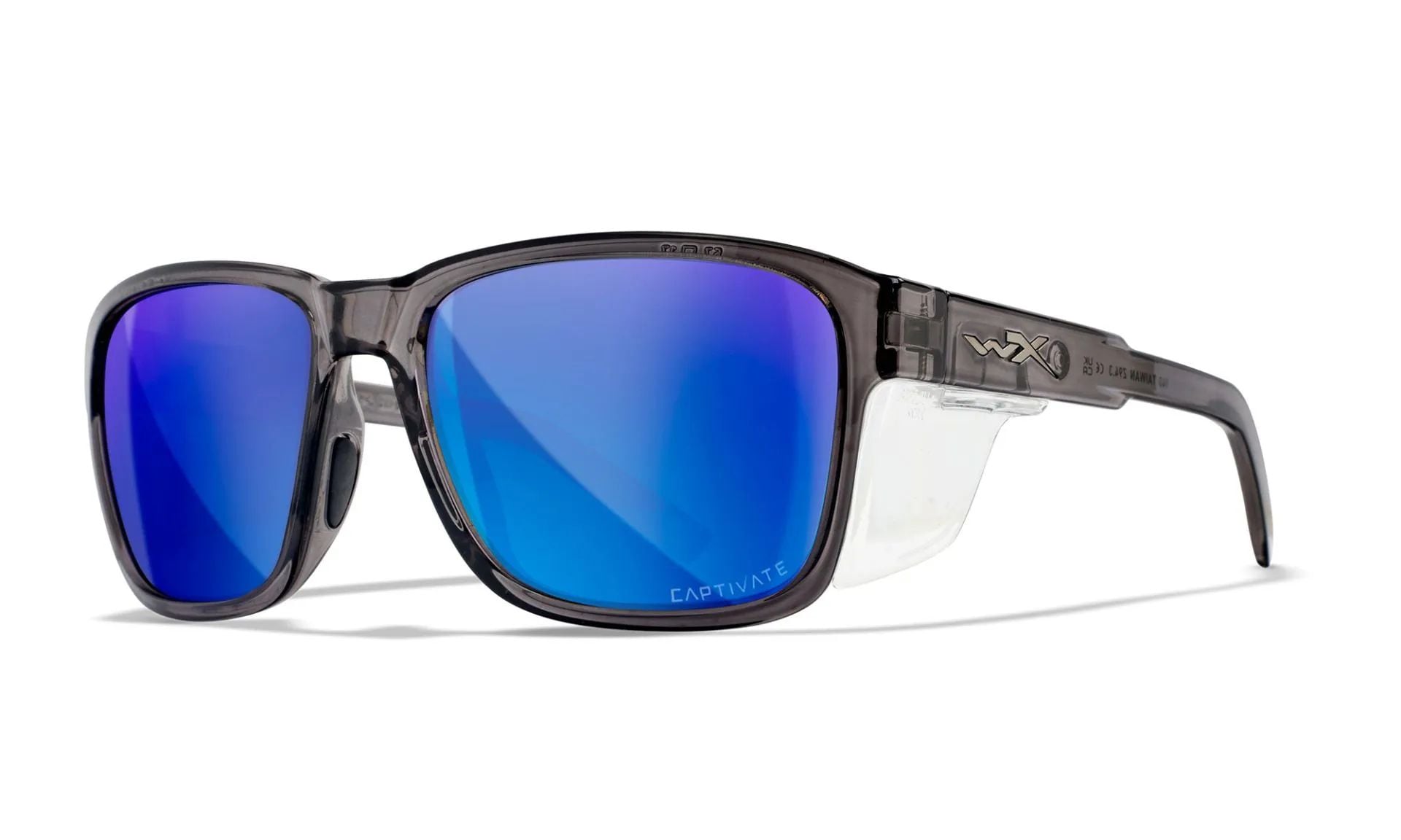 Okulary Wiley X Trek - Captivate Polarized Blue Mirror/Gloss Crystal Dark Grey