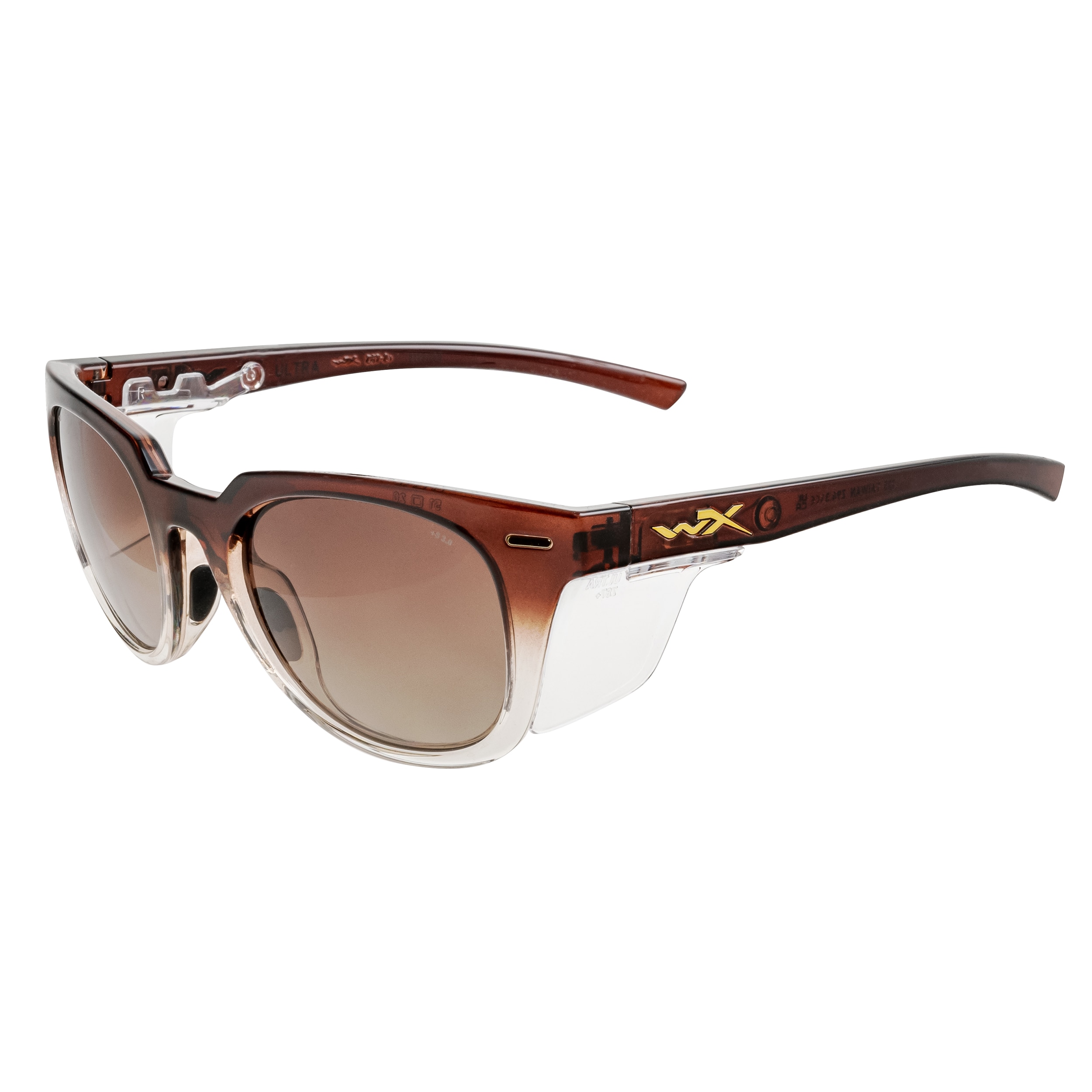 Okulary damskie Wiley X Ultra - Brown Gradient / Gloss Crystal Brown Fade