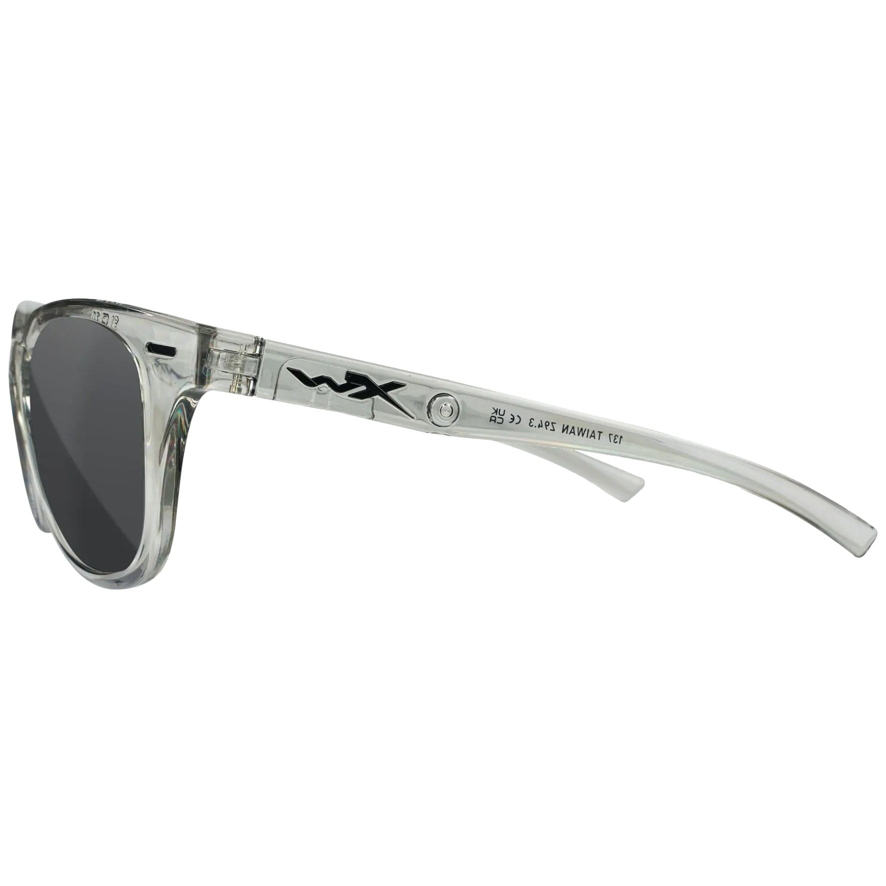 Okulary damskie Wiley X Ultra - Captivate Polarized Grey / Gloss Crystal Light Grey