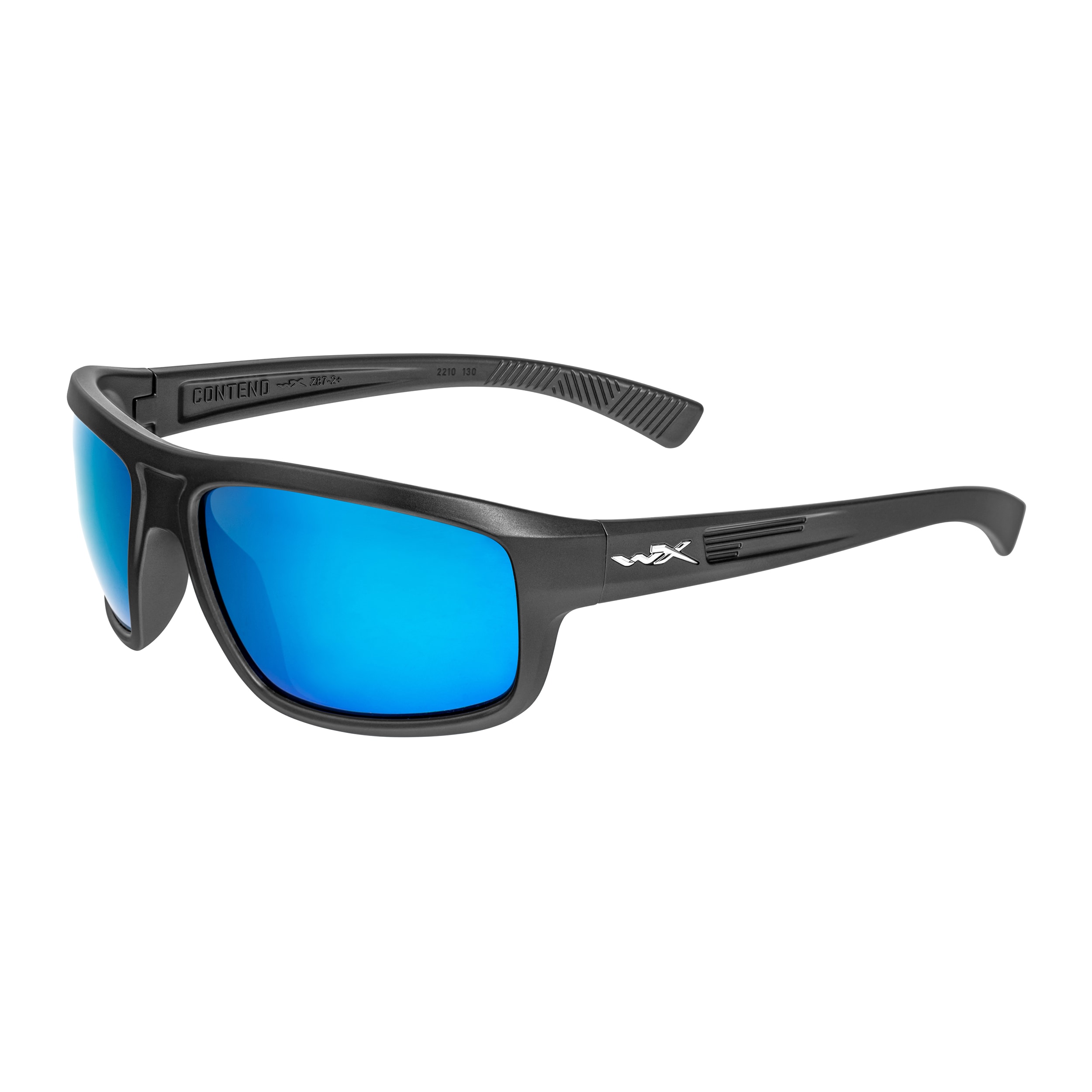 Тактичні окуляри Wiley X Contend - Captivate Polarized Blue Mirror/Matte Graphite