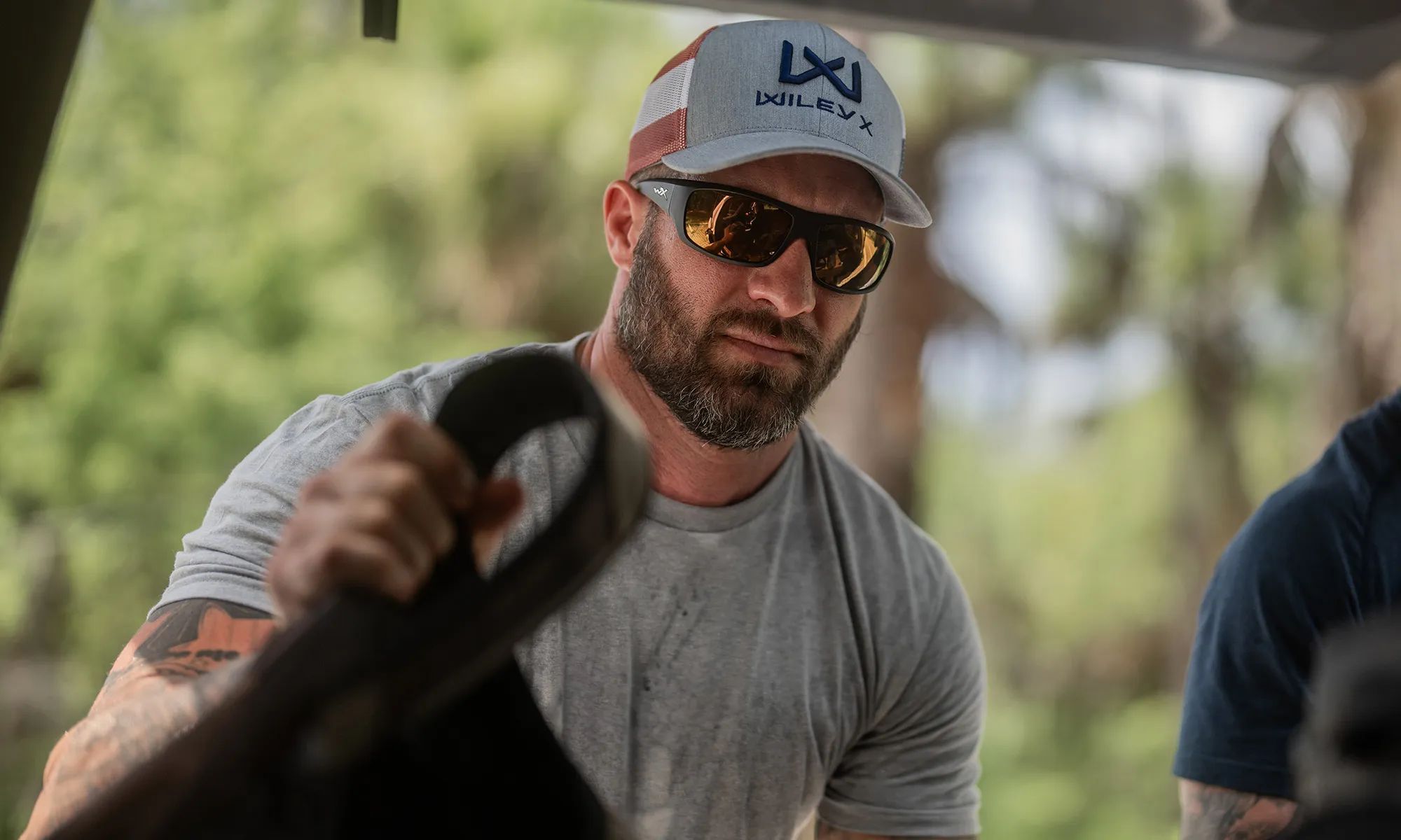 Okulary taktyczne Wiley X Omega - Captivate Polarized Bronze Mirror/Matte Black​​​​​​​