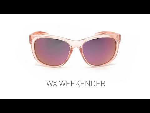 Okulary damskie Wiley X Weekender - Captivate Polarized Rose Gold Mirror/Crystal Blush