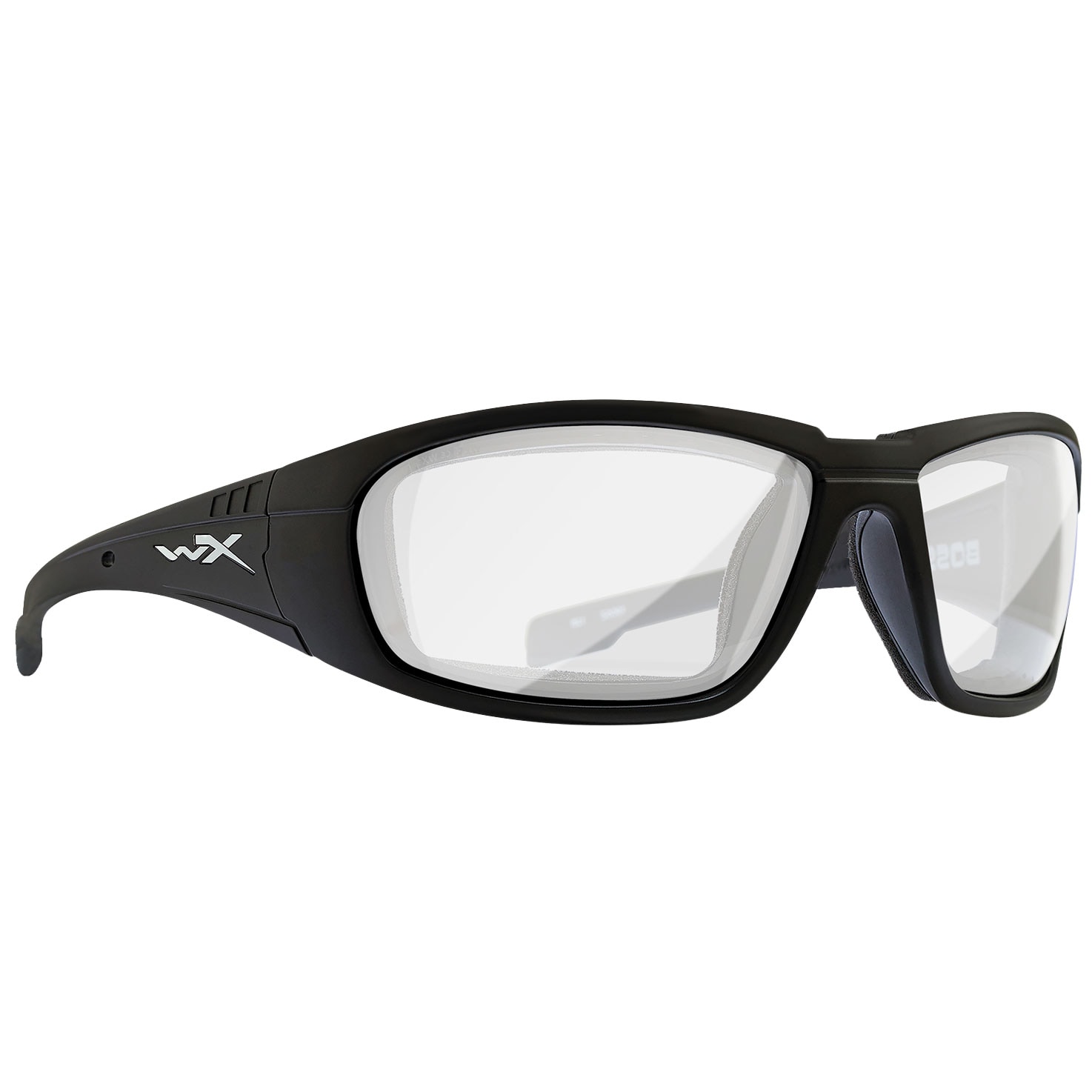 Okulary taktyczne Wiley X Boss - Clear/Matte Black