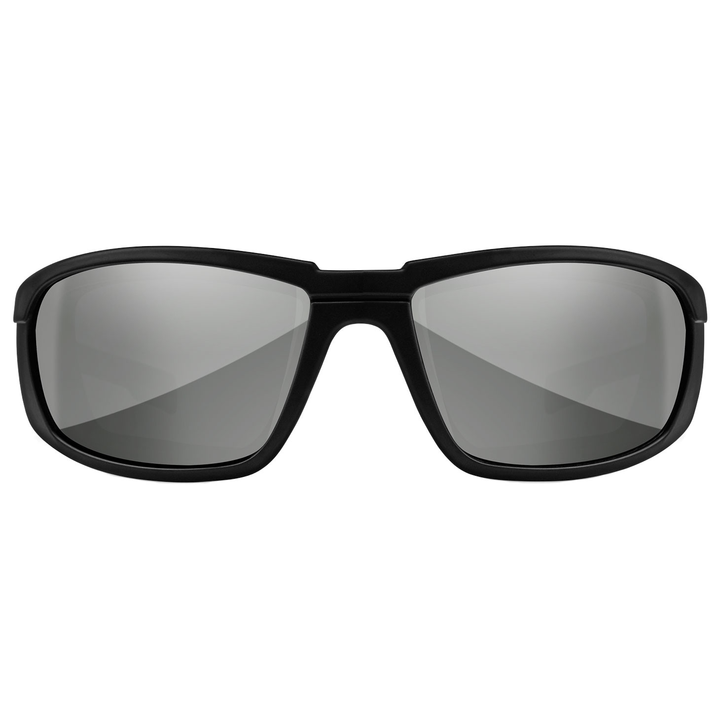 Okulary taktyczne Wiley X Boss - Grey Silver Flash/Matte Black