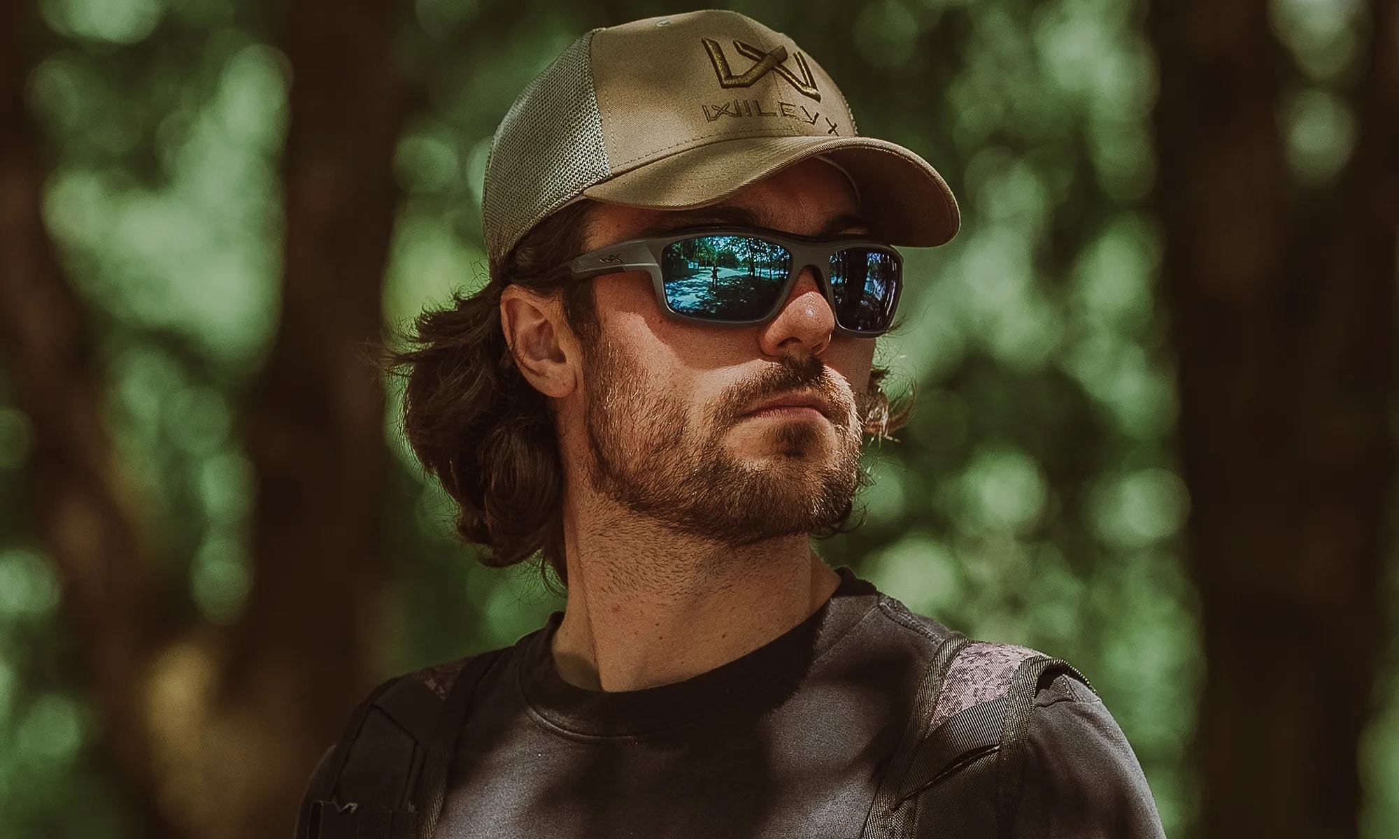 Okulary taktyczne Wiley X Ozone - Captivate Polarized Blue Mirror/Matte Grey