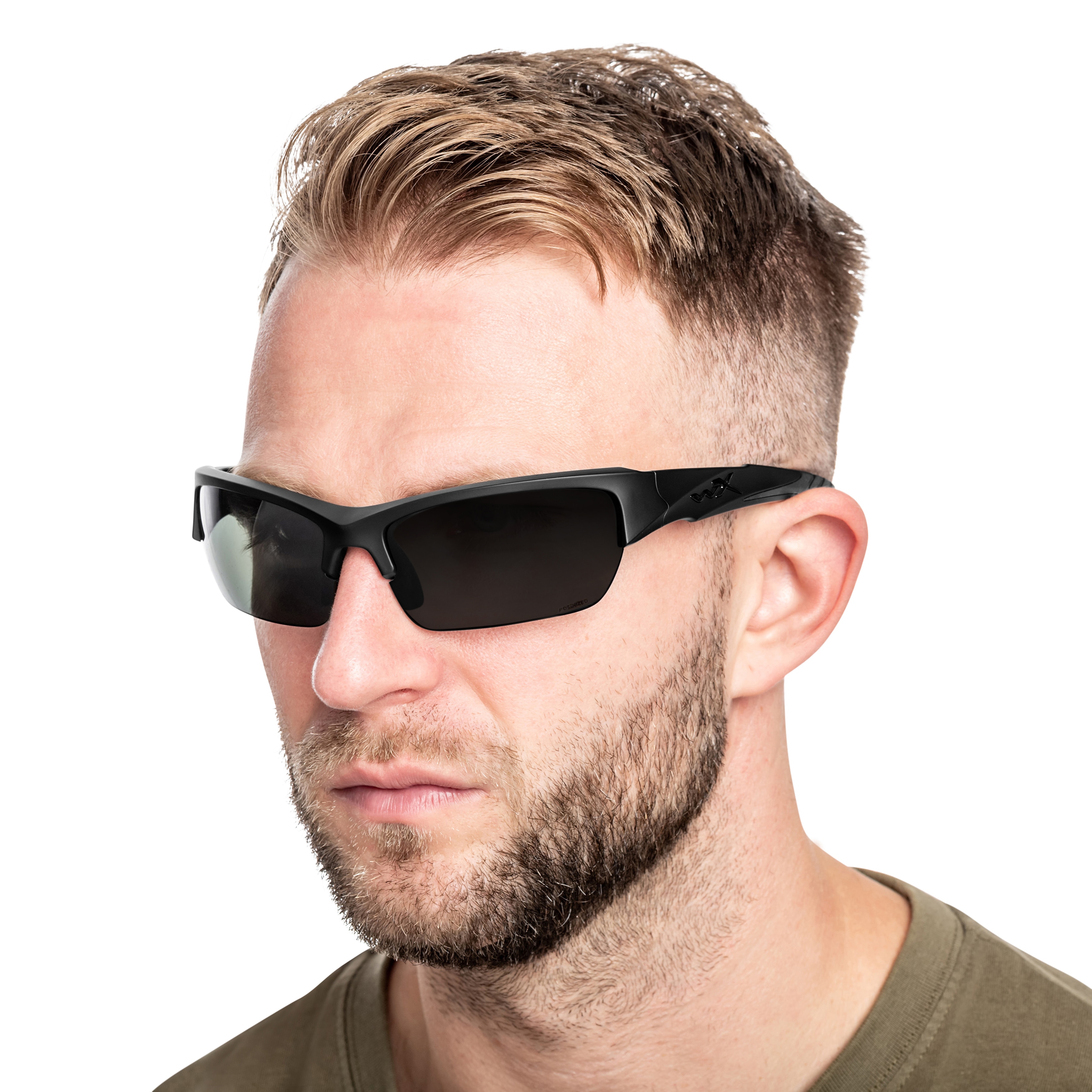 Okulary taktyczne Wiley X Valor 2.5 - Polarized Grey/Matte Black