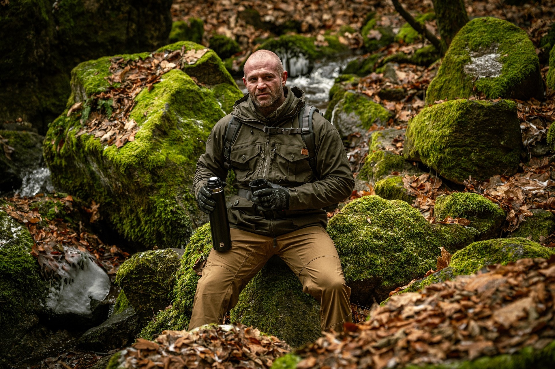 Kurtka Helikon SAS Smock Duracanvas - Taiga Green