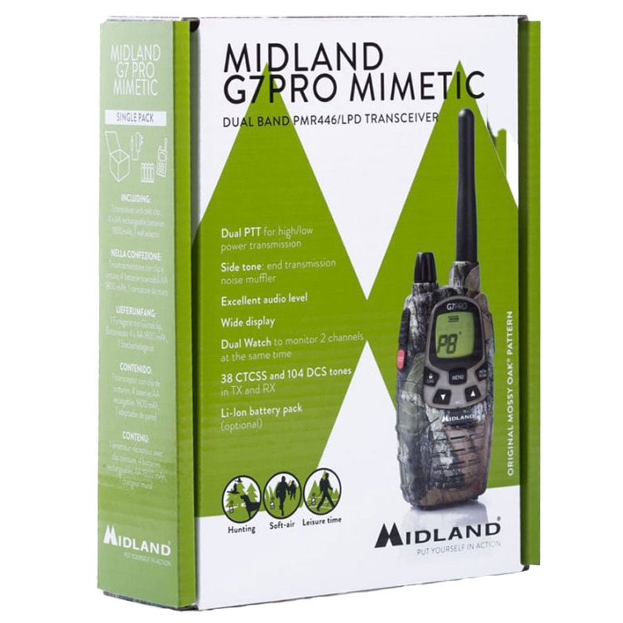 Midland G7 Pro PMR радіостанція - камуфляж