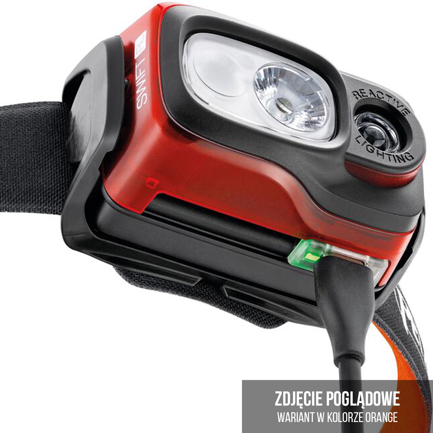 Latarka czołowa Petzl Swift RL Black - 1100 lumenów
