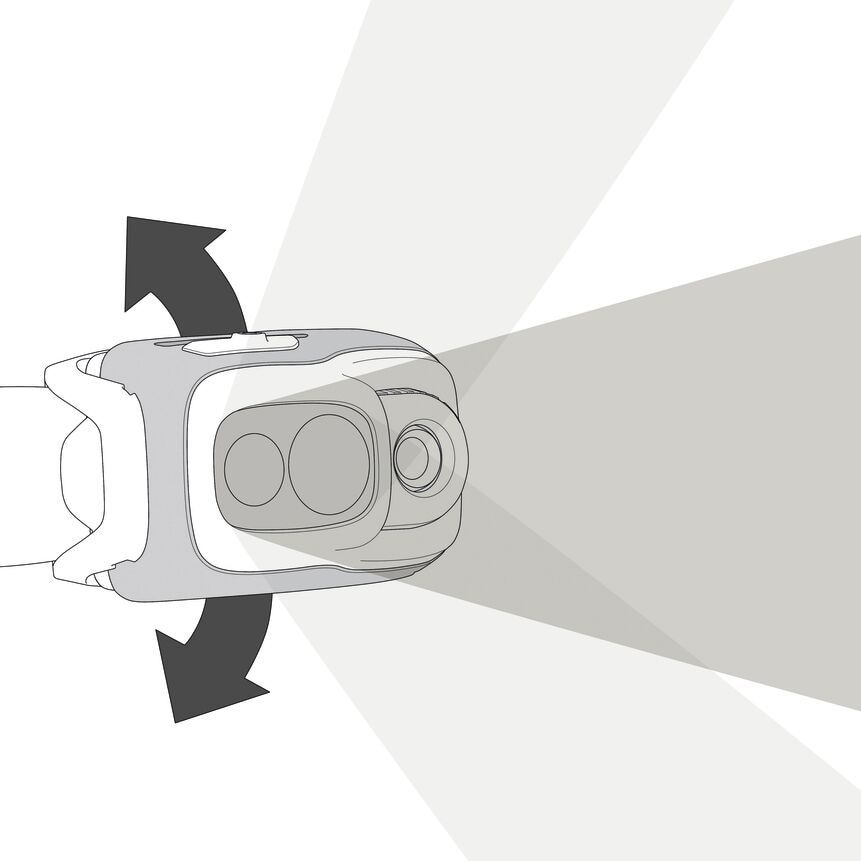 Latarka czołowa Petzl Swift RL Black - 1100 lumenów