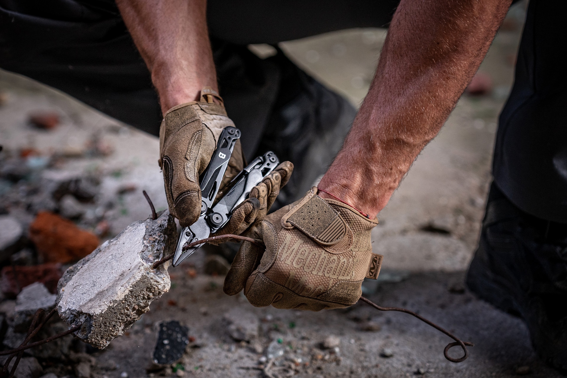 Rękawice Mechanix Precision Pro High-Dexterity Grip - Coyote