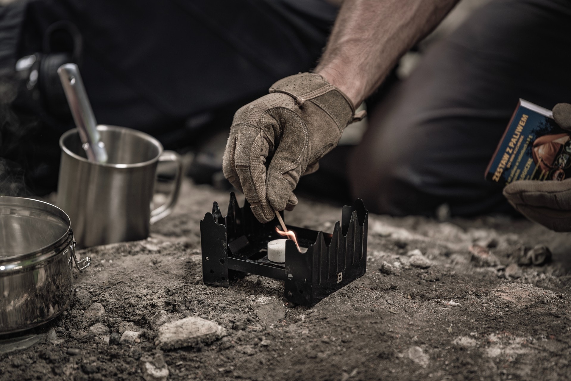 Rękawice Mechanix Precision Pro High-Dexterity Grip - Coyote