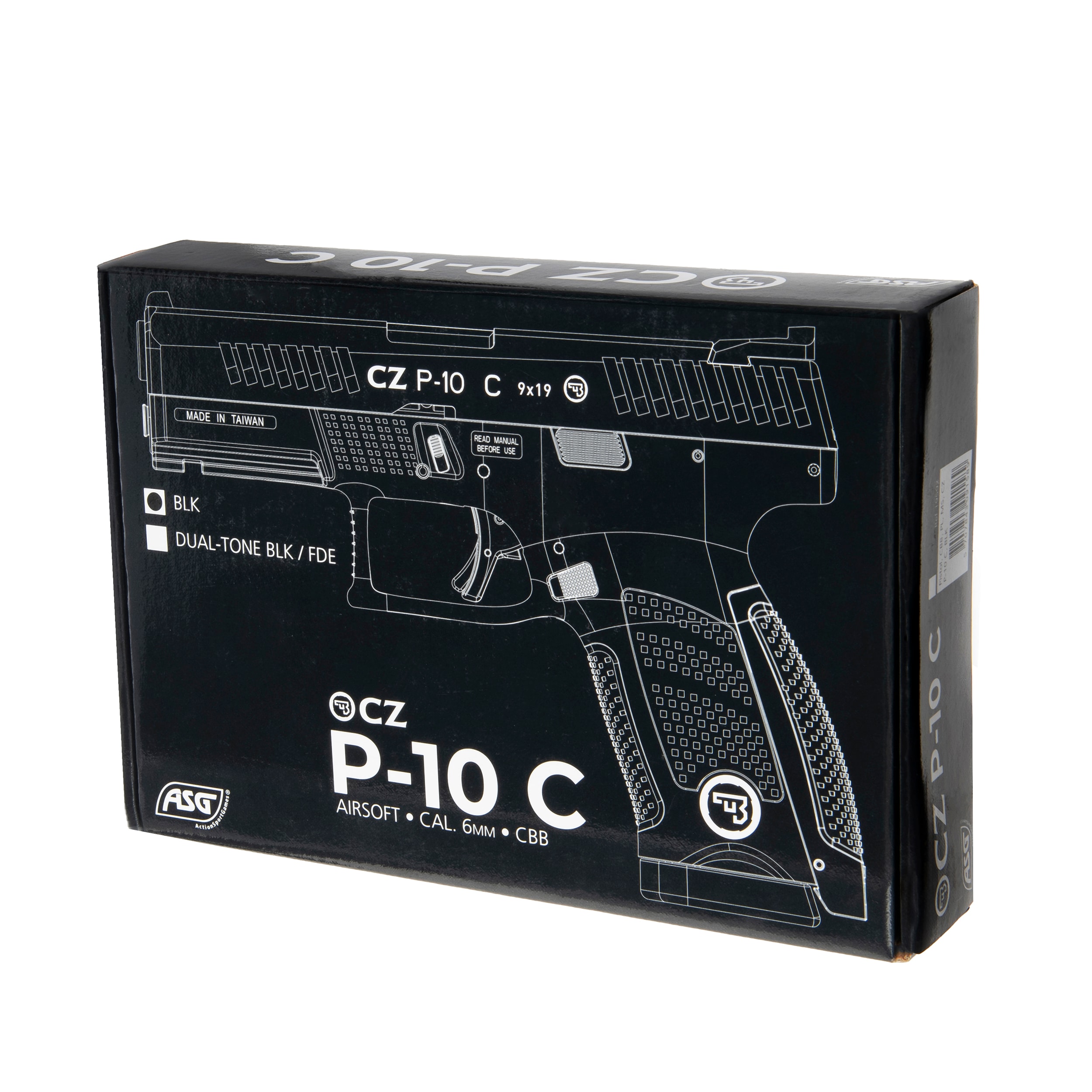Pistolet GBB CZ P-10 C CO2 - Black