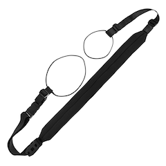 Zawieszenie taktyczne 1-2 punktowe Direct Action Padded Carbine Sling - Black
