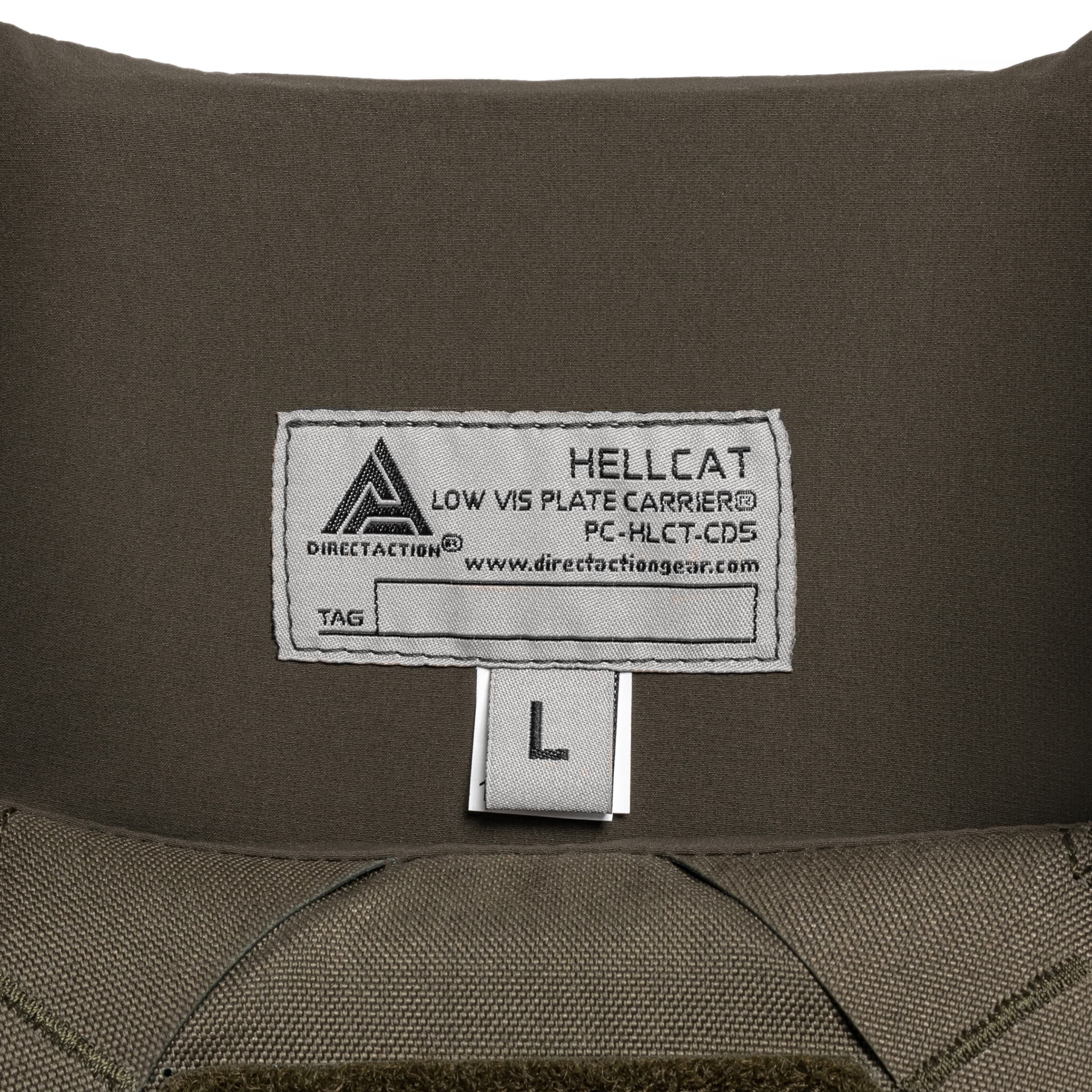 Kamizelka taktyczna Direct Action Hellcat Low Vis Plate Carrier - Ranger Green