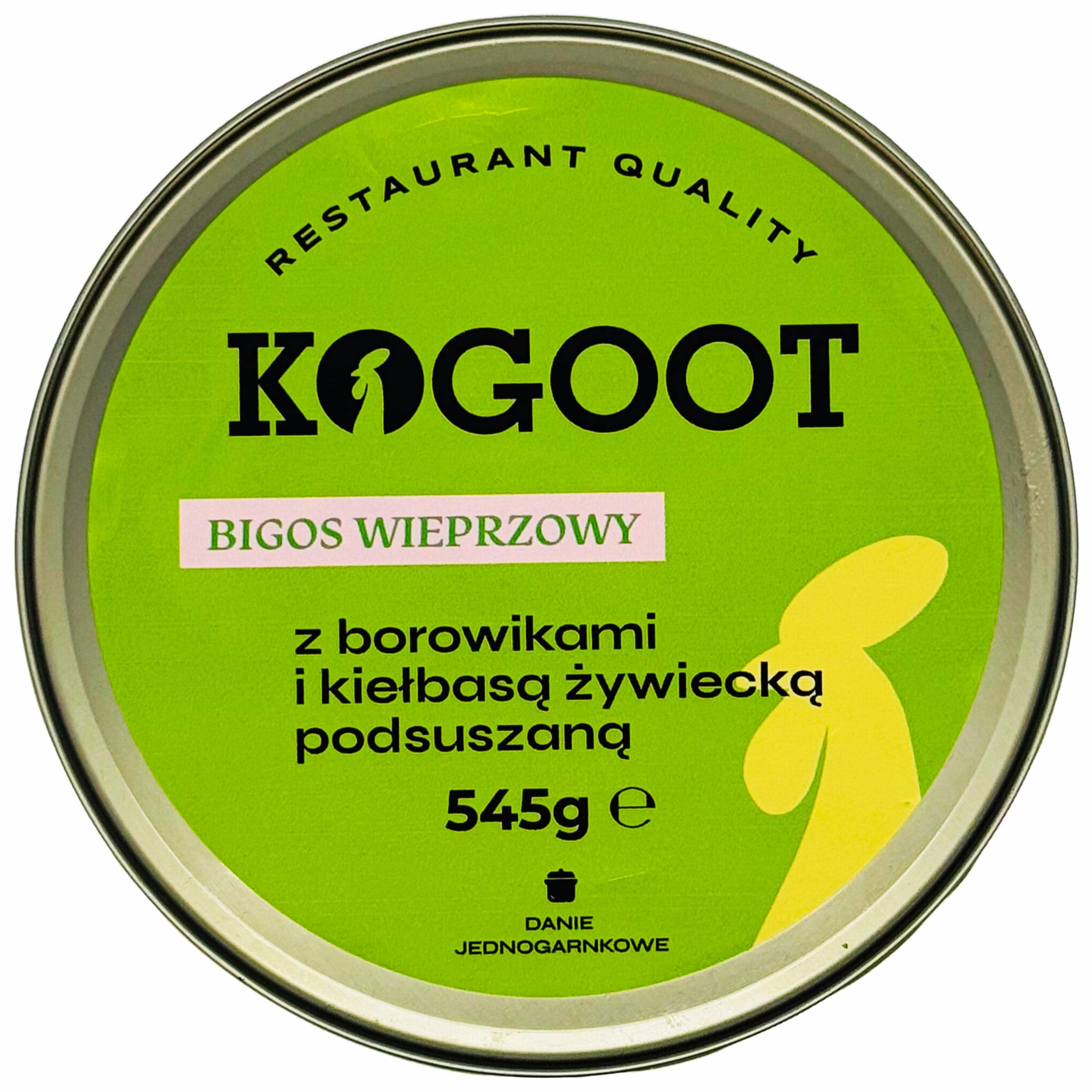 Żywność konserwowana Kogoot - Bigos wieprzowy z borowikami i kiełbasą żywiecką 545 g
