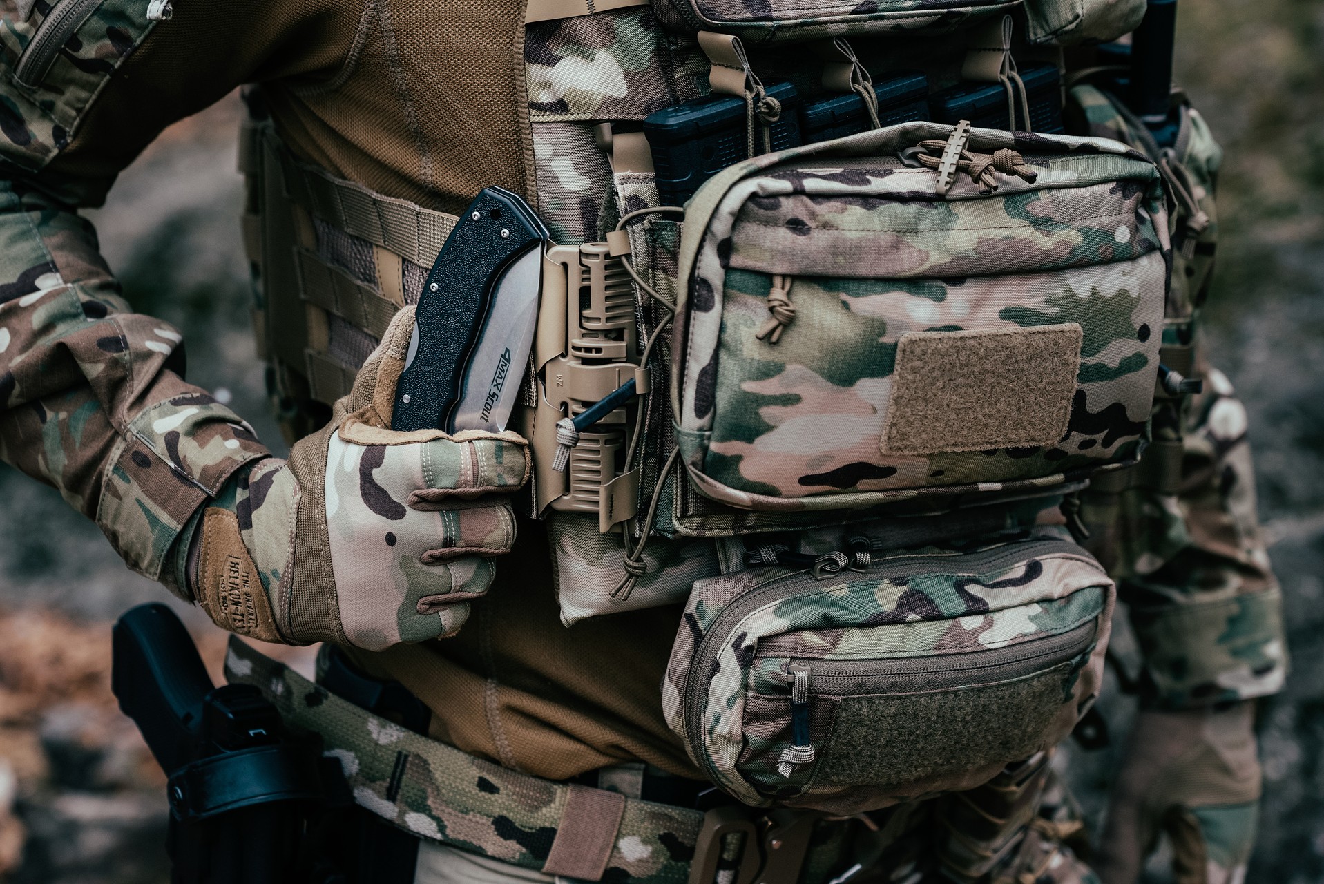 Kieszeń Helikon Guardian Dangler - MultiCam