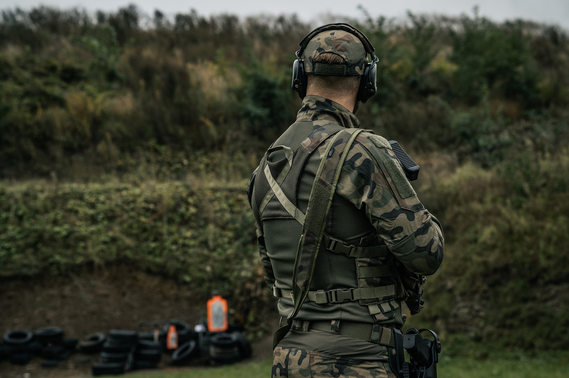 Zawieszenie taktyczne do broni Helikon Mirage - wz.93 Pantera PL Woodland