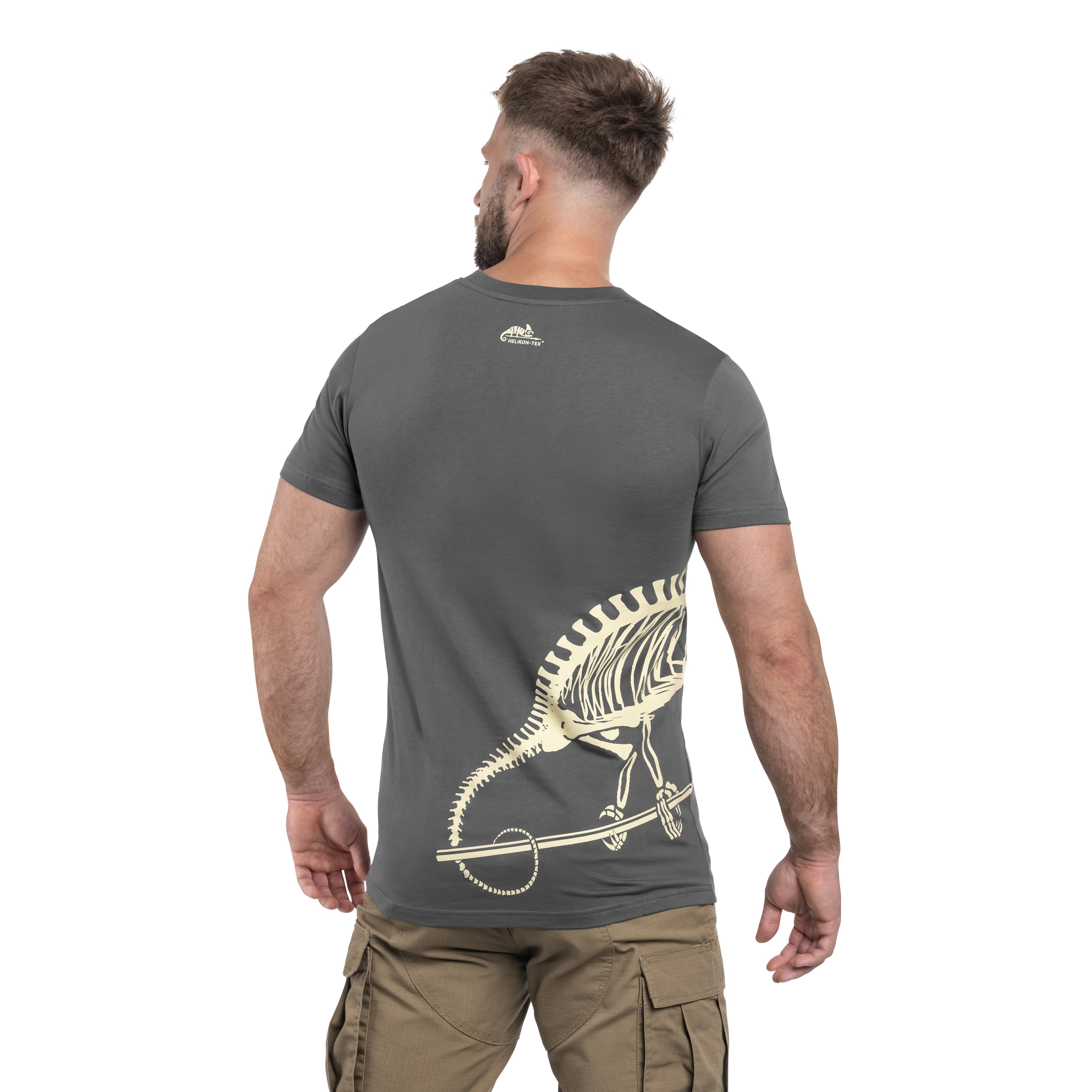 Koszulka T-shirt Helikon-Tex Full Body Skeleton - Shadow Grey