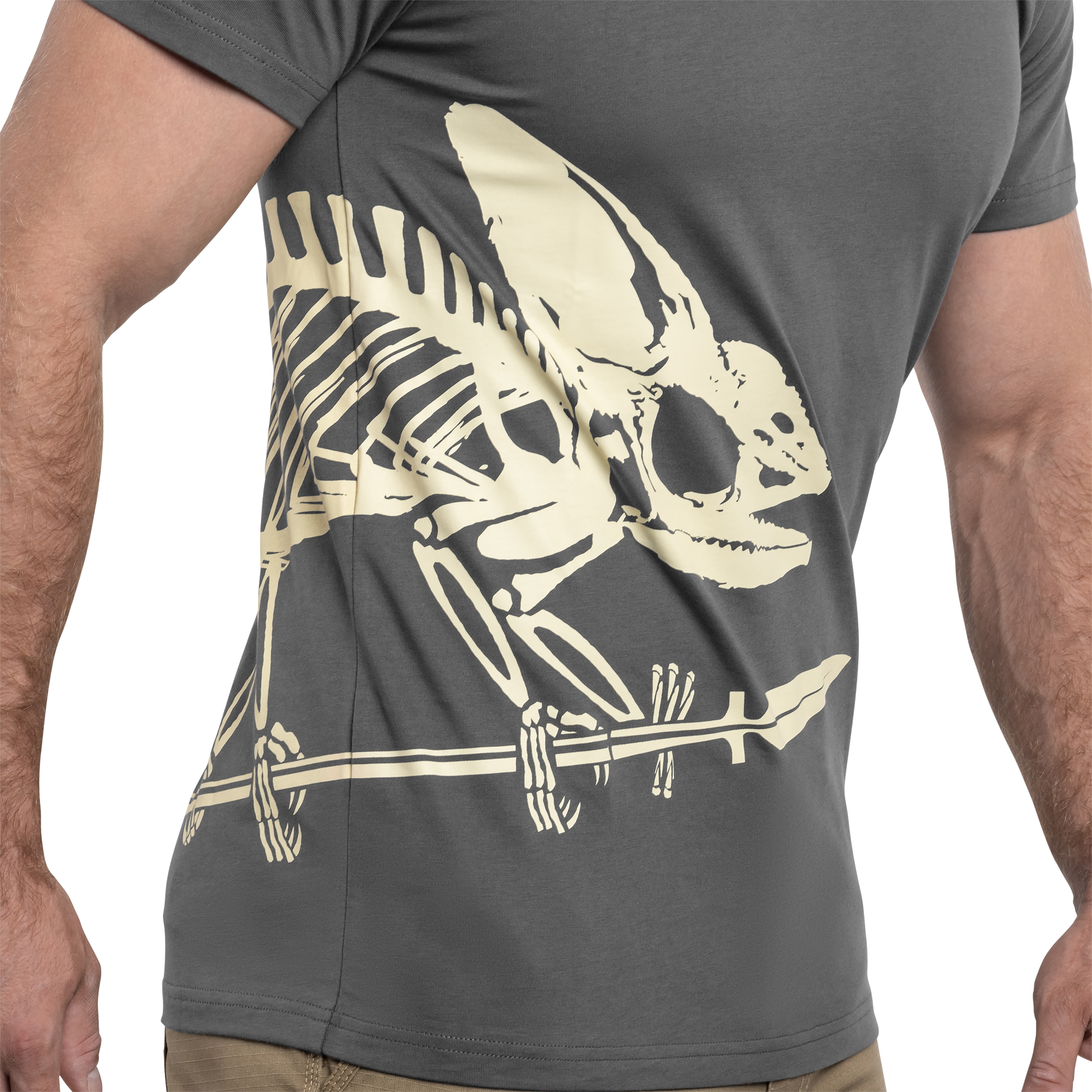 Koszulka T-shirt Helikon-Tex Full Body Skeleton - Shadow Grey