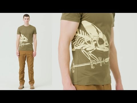 Koszulka T-shirt Helikon Full Body Skeleton - Shadow Grey