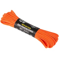 Linka Atwood Rope MFG 550 Paracord Reflective 15 m - Neon Orange