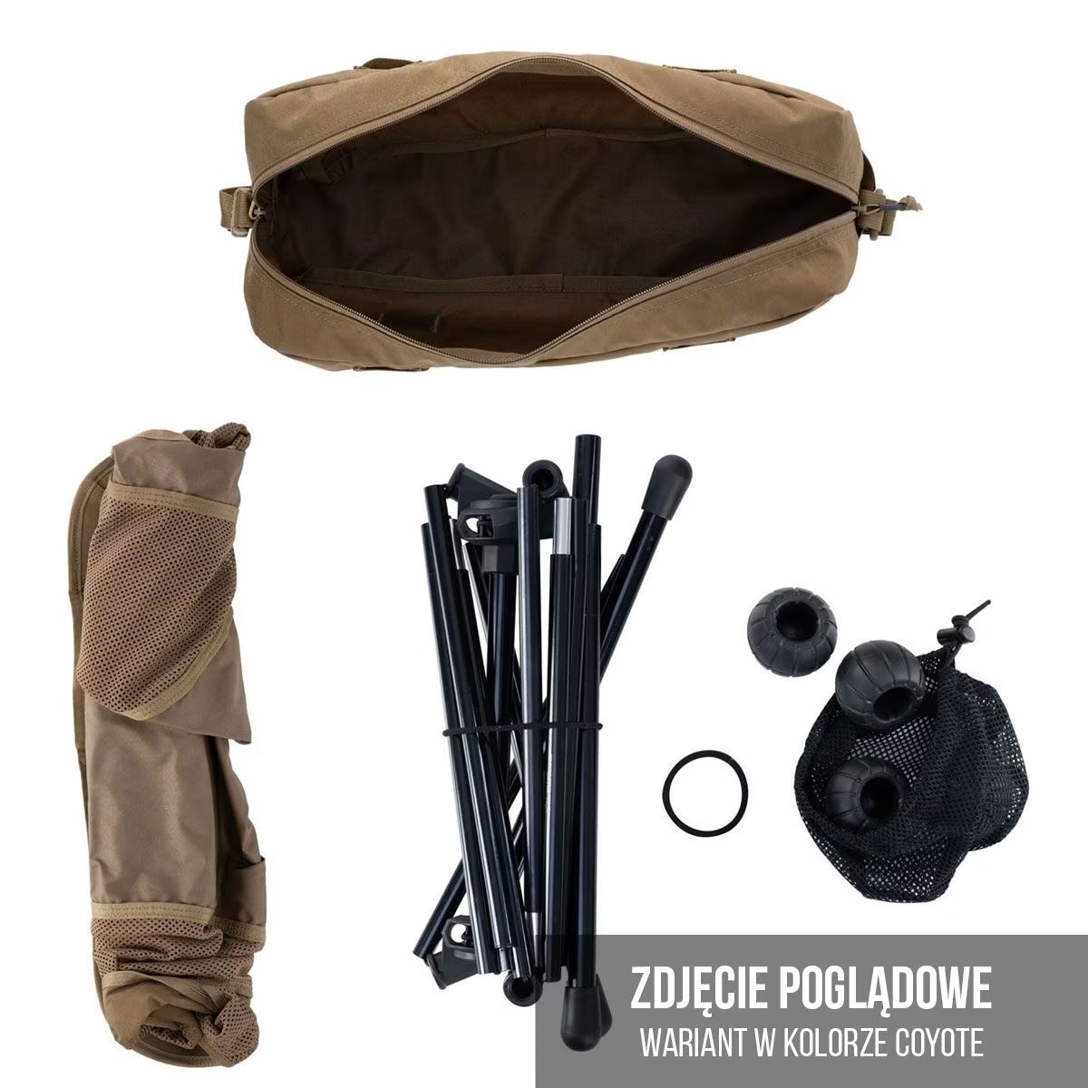 Складаний туристичний стілець Helikon-Tex Traveler Enlarged - Tiger Stripe