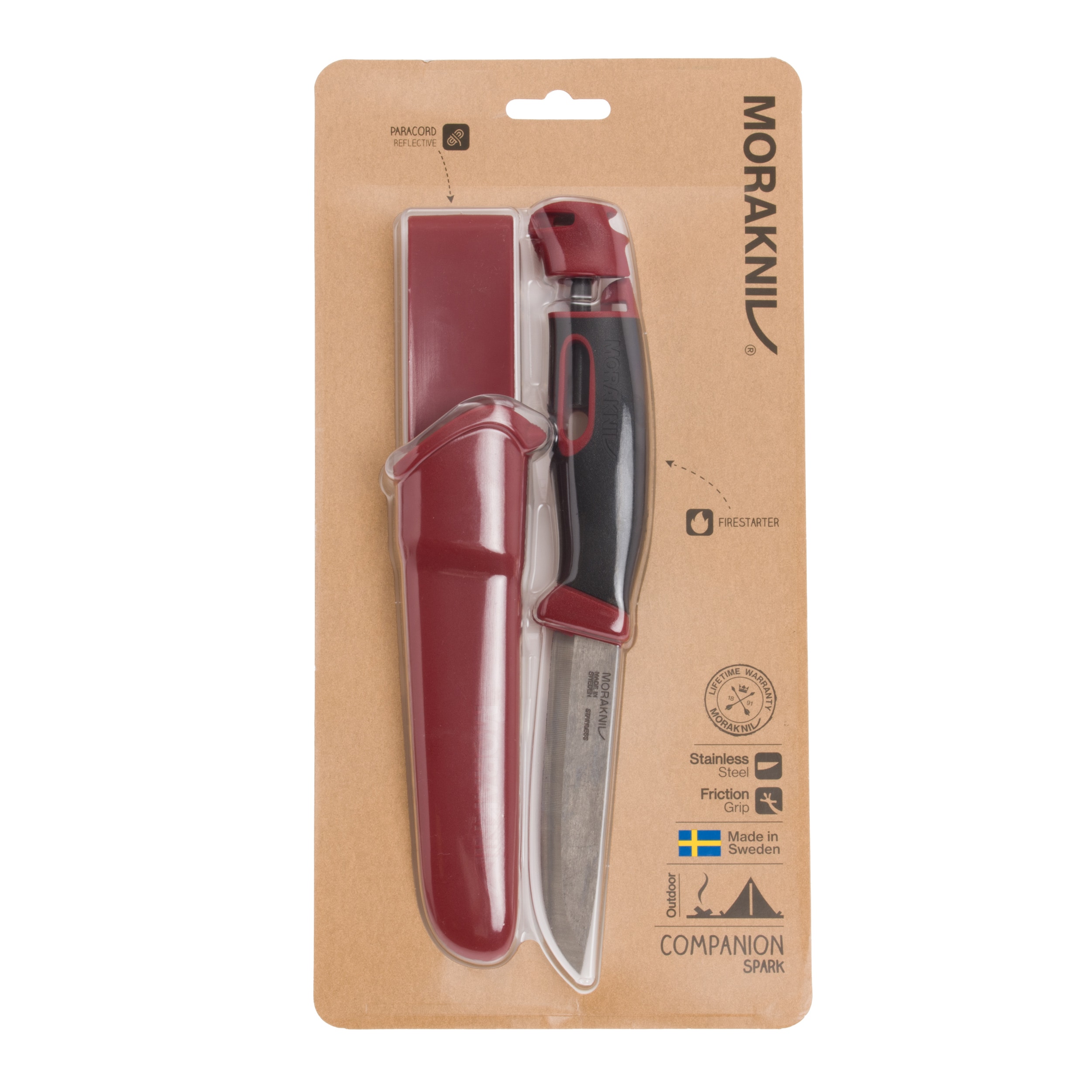 Mora Companion Spark Knife - Red