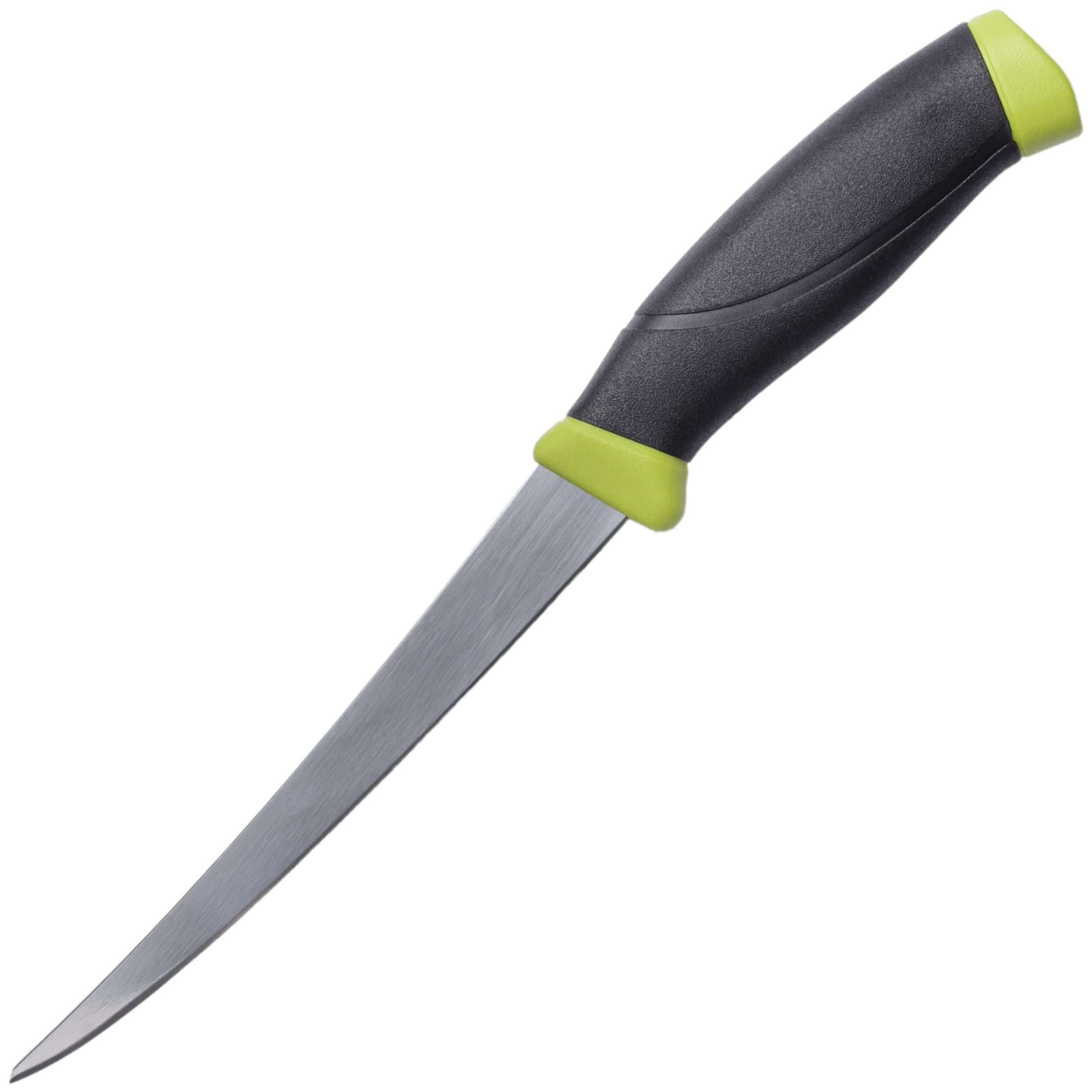 Nóż Mora Companion Fishing Fillet 155 - Black/Lime Green