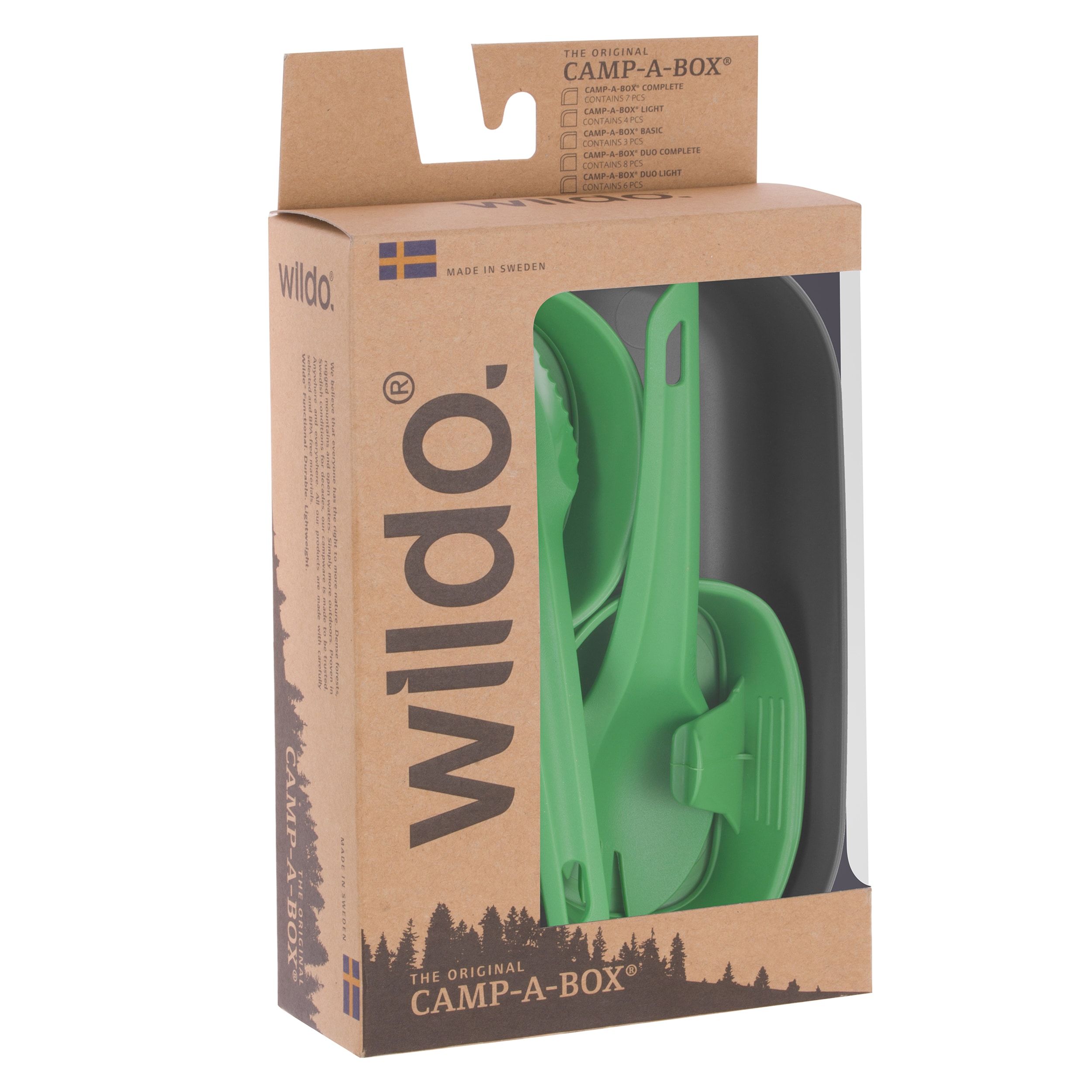 Туристичний набір Wildo Camp-A-Box Duo Light Green - Sugarcane