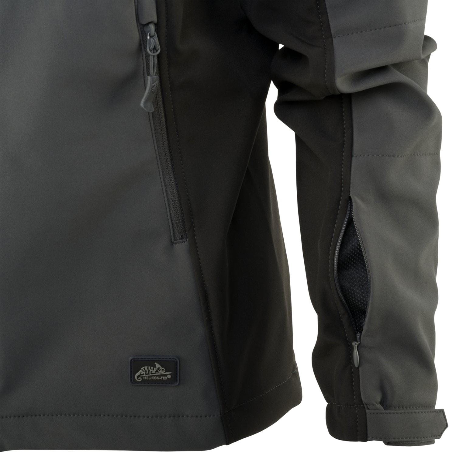 Жіноча куртка Helikon-Tex Gunfighter Softshell - Shadow Grey/Black