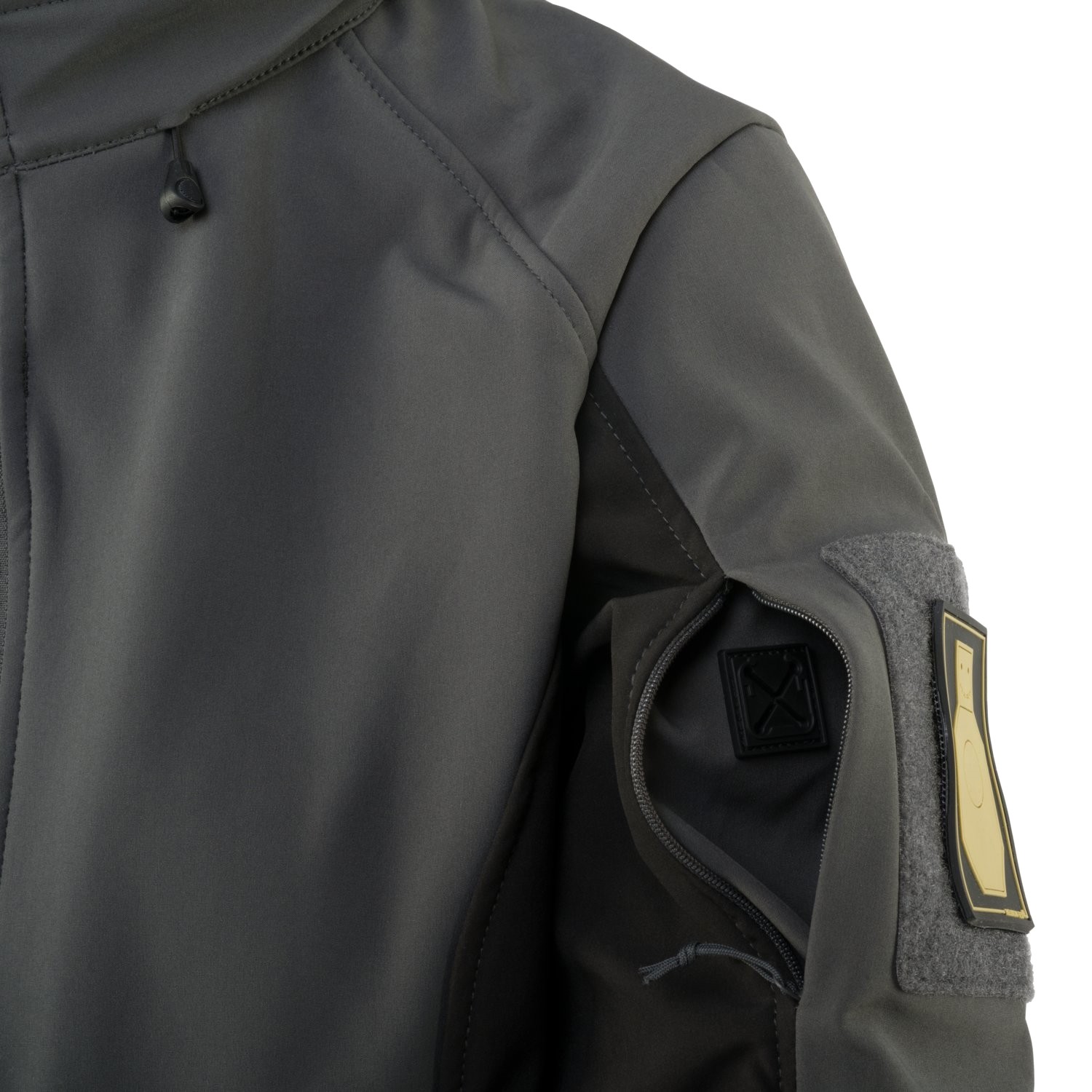 Жіноча куртка Helikon-Tex Gunfighter Softshell - Shadow Grey/Black