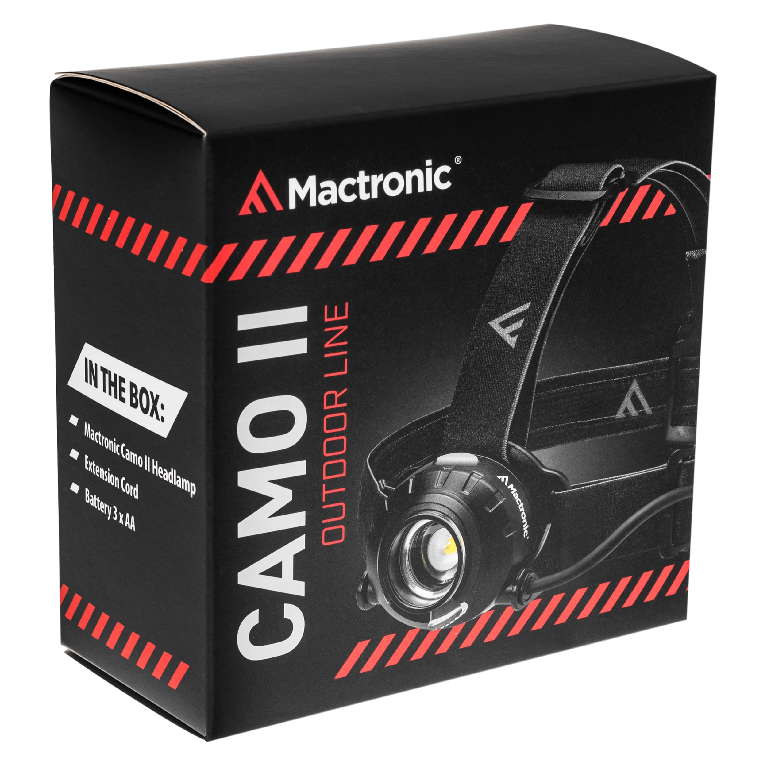 Latarka czołowa Mactronic Camo II - 490 lumenów