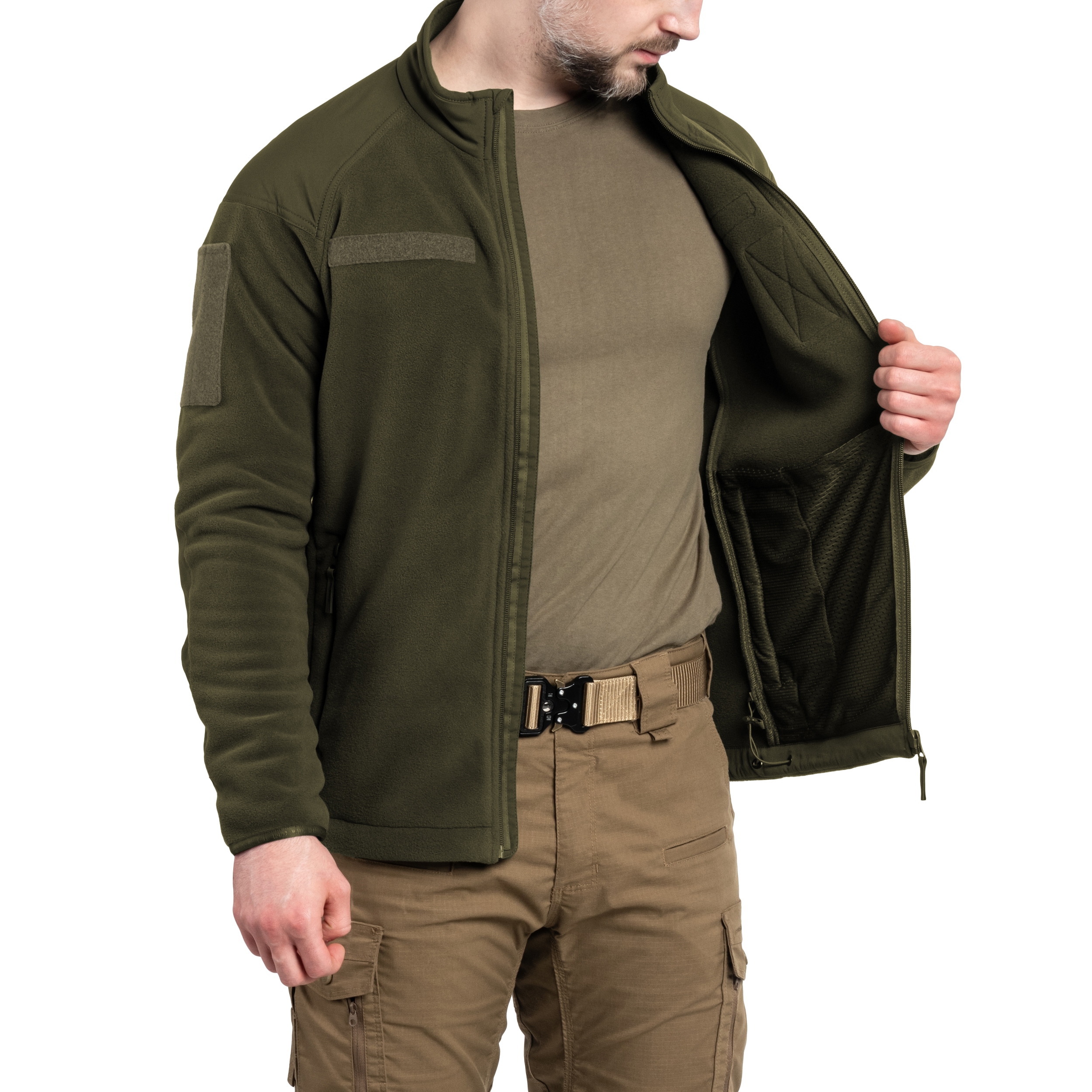 Polar M-Tac Combat Fleece Polartec Jacket - Dark Olive