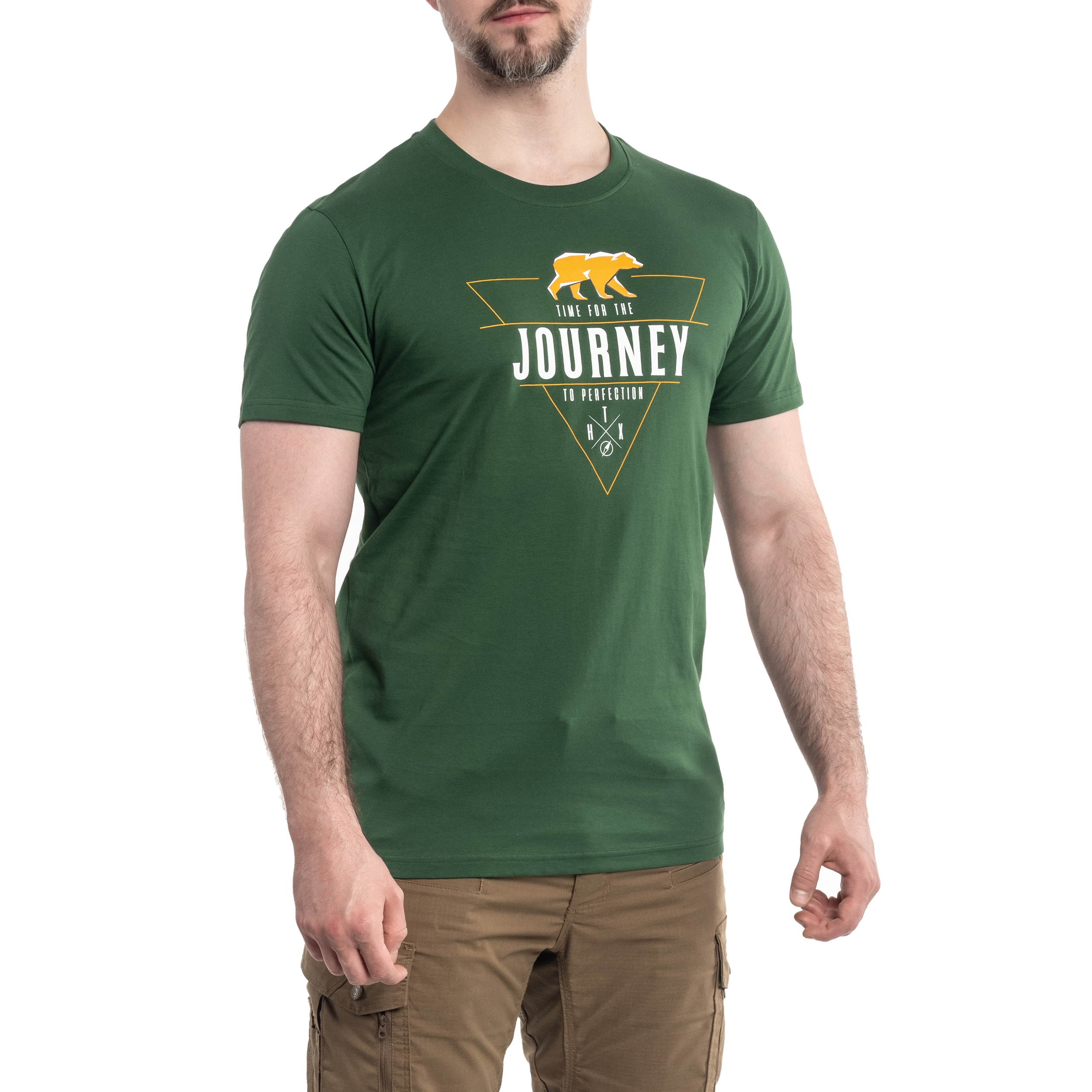Koszulka T-shirt Helikon Journey To Perfection - Monstera Green
