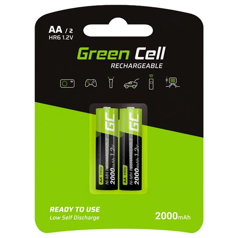 Akumulator Green Cell HR6/AA 2000 mAh - 2 szt.