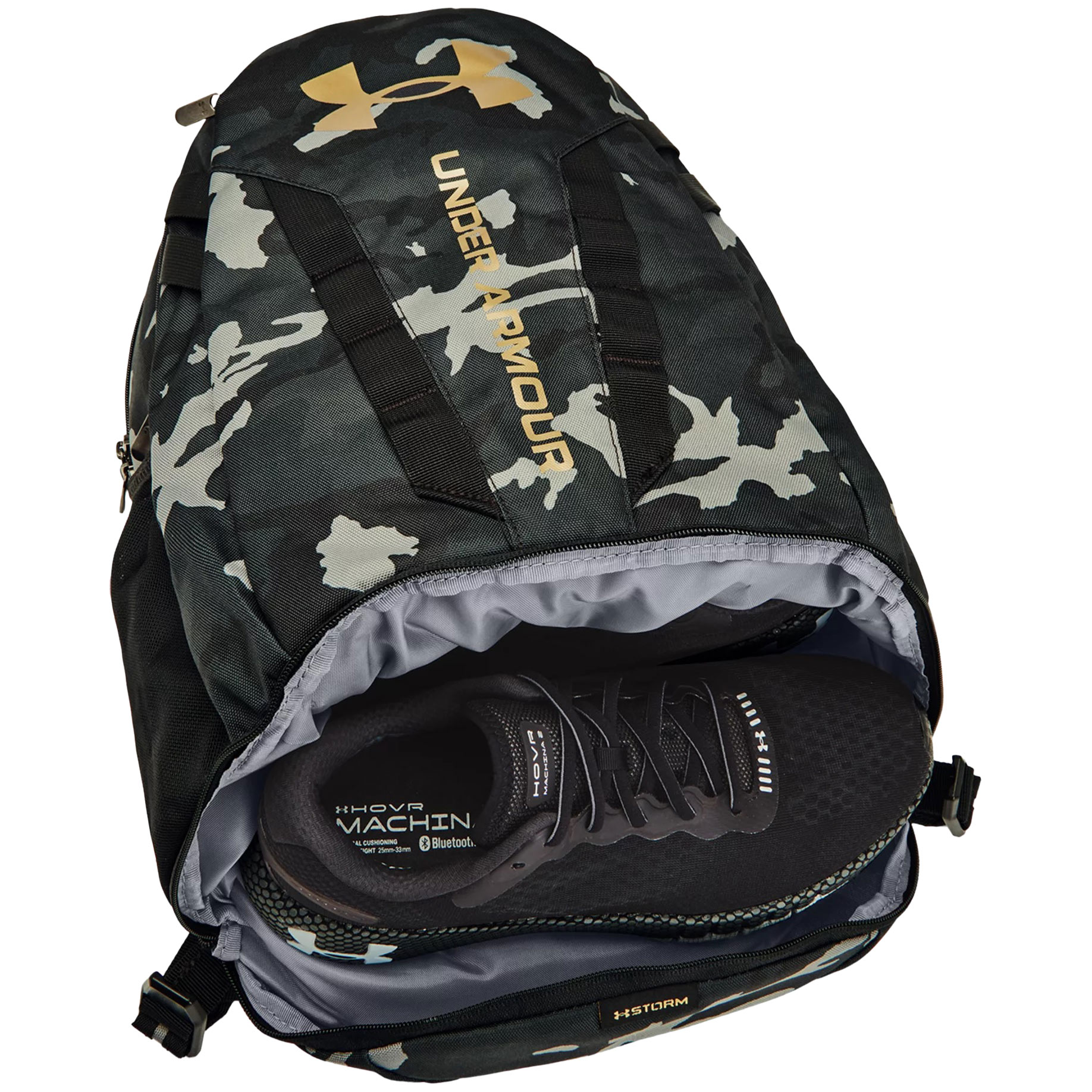 Plecak Under Armour Hustle 5.0 Backpack 29 l - Black/Metallic Gold