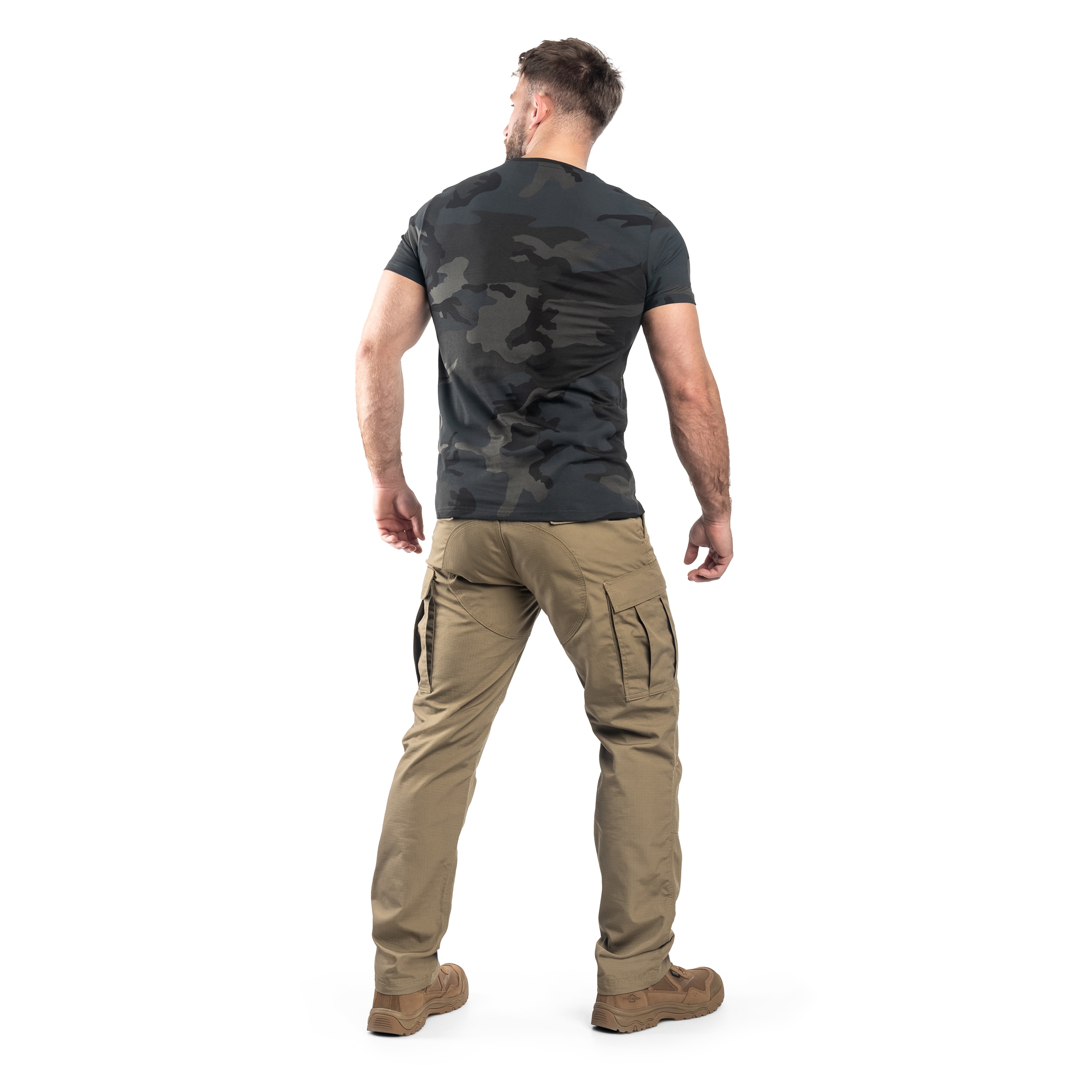 Koszulka T-shirt Alpha Industries Basic - Black Camo