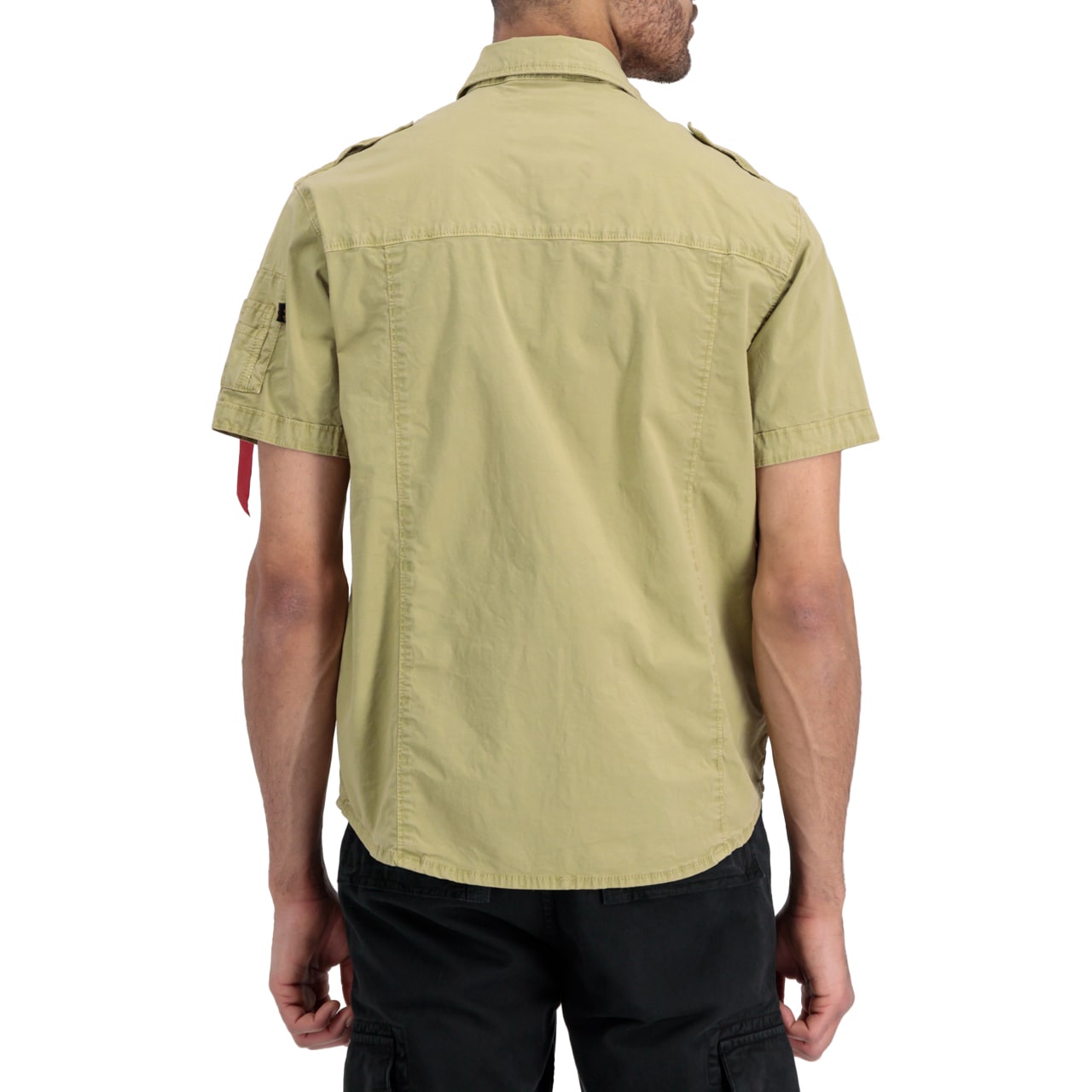 Koszula Alpha Industries Basic Slim Shirt - Sage Green