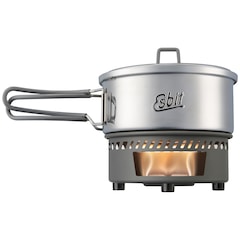 Kuchenka turystyczna Esbit Solid Fuel Cookset Stainless Steel z garnkiem 1 l
