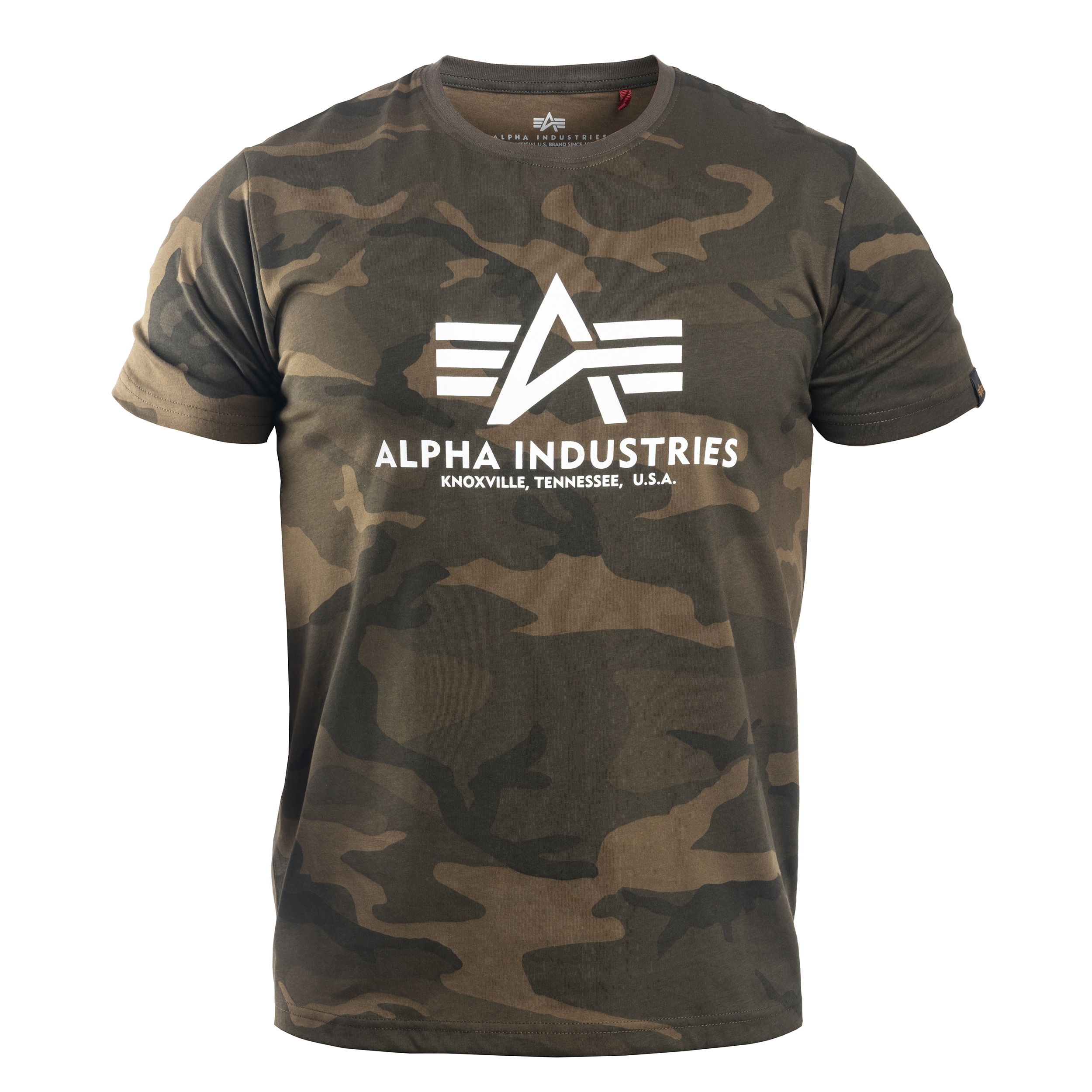 Koszulka T-shirt Alpha Industries Basic - Olive Camo