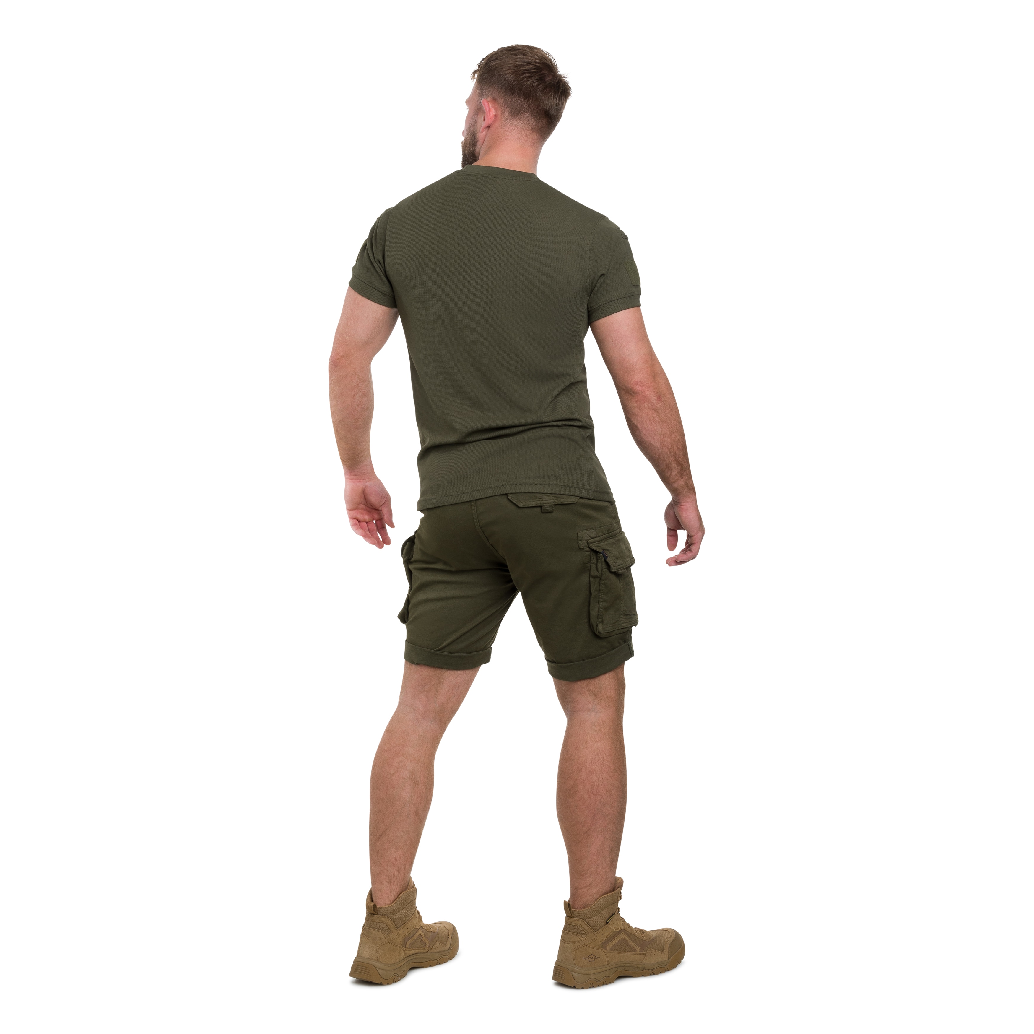 Szorty Alpha Industries Crew Short - Dark Olive